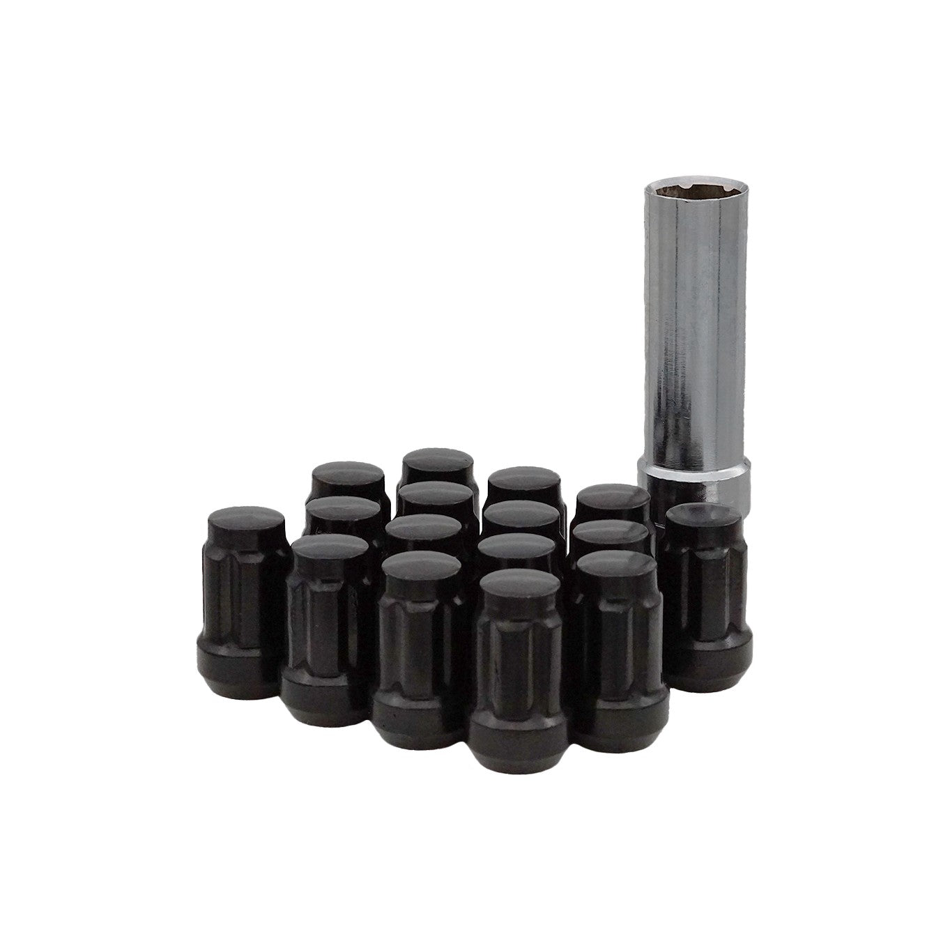 SEDONA 12MMX1.50 LOCK STYLE LUG NUTS BLACK W/KEY 16/PK - 570-94131B