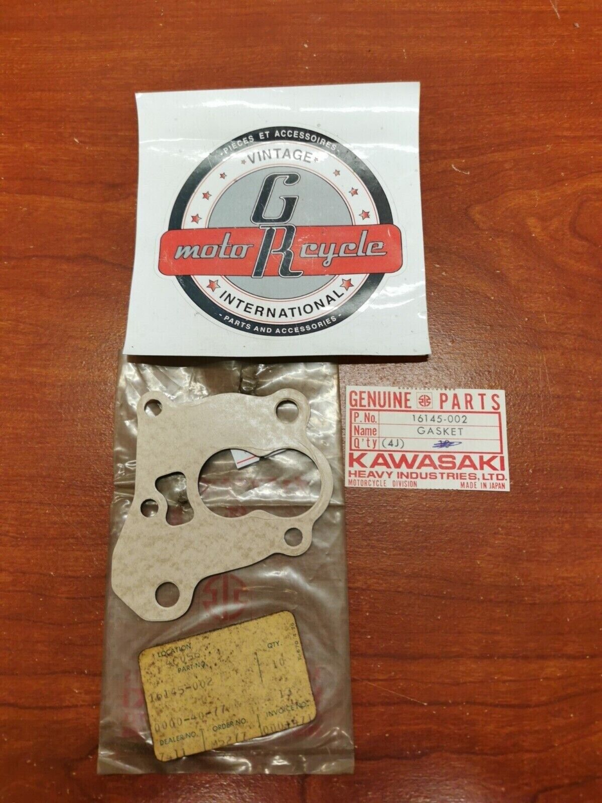 NOS KAWASAKI KZ1000 KZ1100 ZN1100 OIL PUMP GASKET 16145-002 SUB. 11009-1029 K36