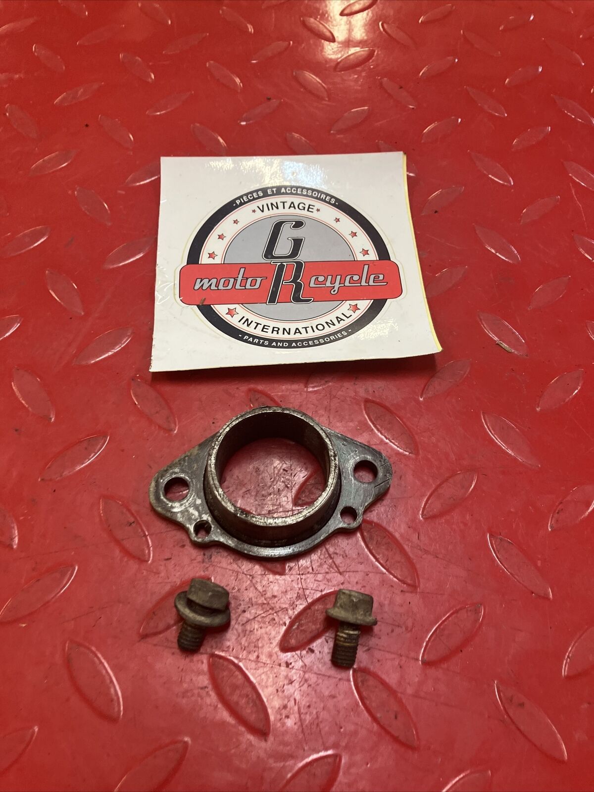 YAMAHA YZ125 1986 EXHAUST MANIFOLD FLANGE 1987 1988