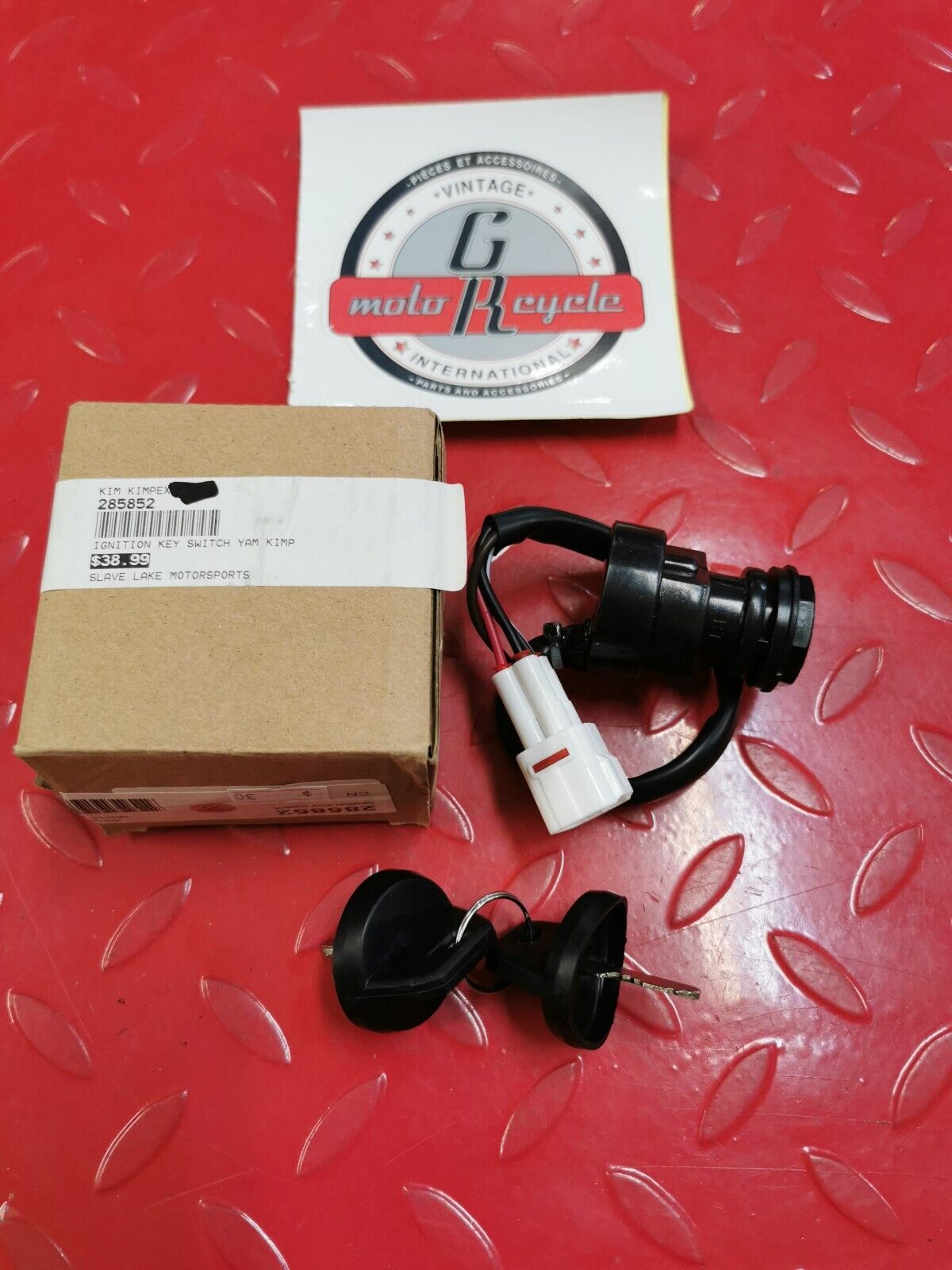 NOS KIMPEX YFB250 YFM2 IGNITION KEY SWITCH LOCK WITH KEY 285852 SF-110-000756 J3