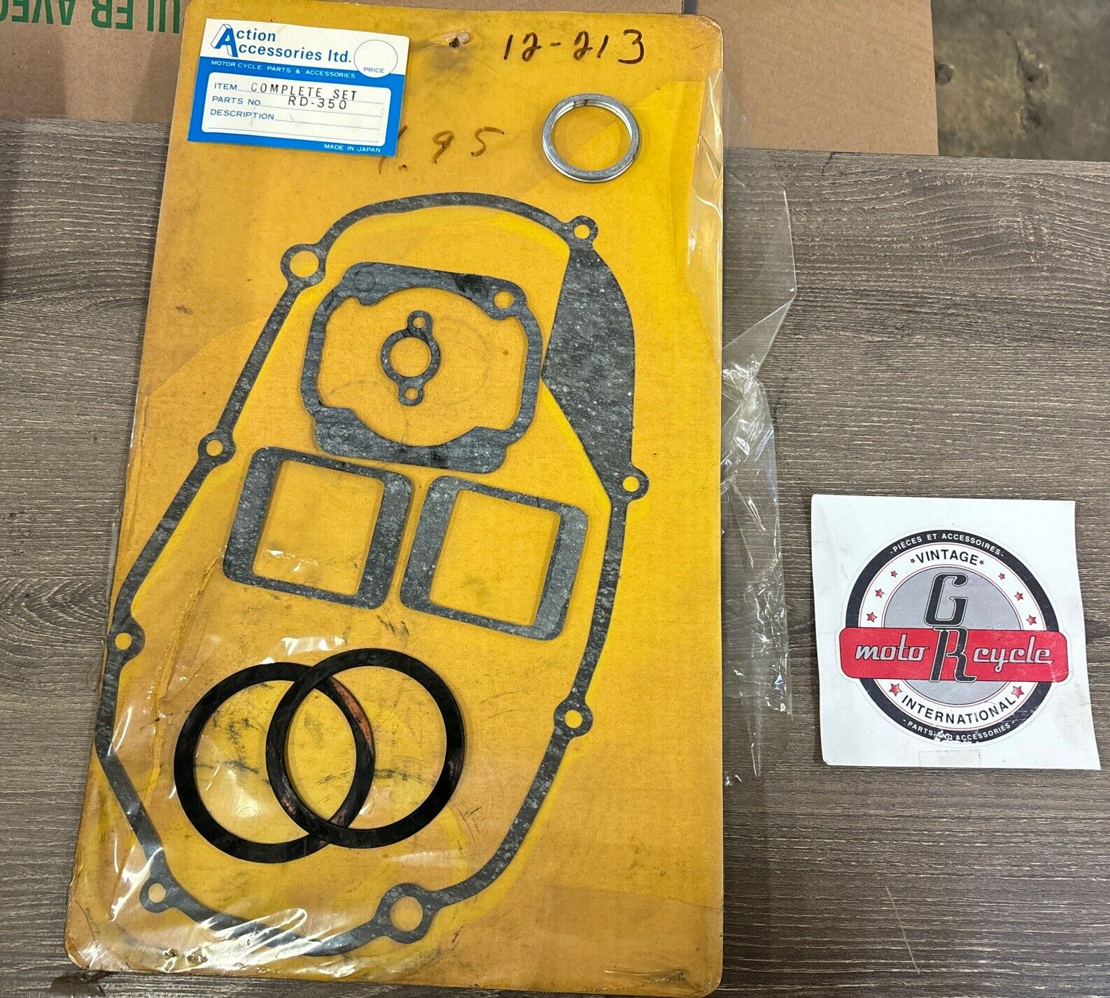 NOS ACTION ACCESSORIES RD350 GASKET KIT INCOMPLETE 12-213 J63