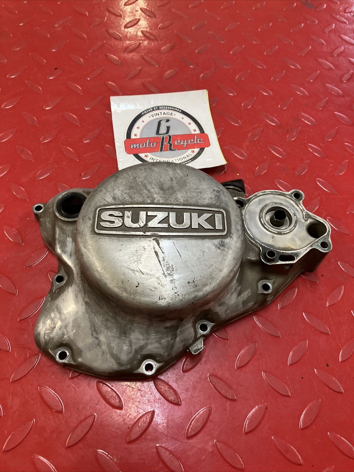 SUZUKI RM125 1985 RIGHT CRANKCASE CLUTCH COVER 2
