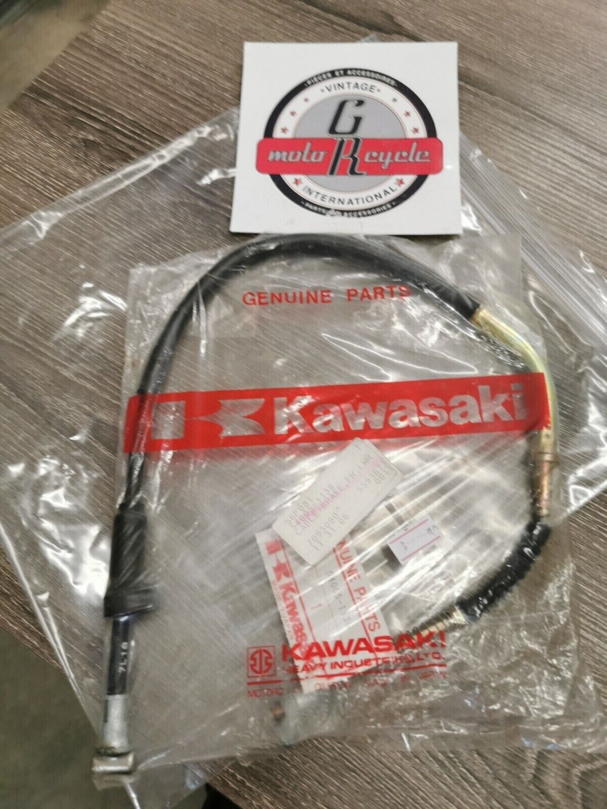 NOS KAWASAKIBAYOU 220 1988 CABLE-BRAKE FR LWR54005-1138 K29