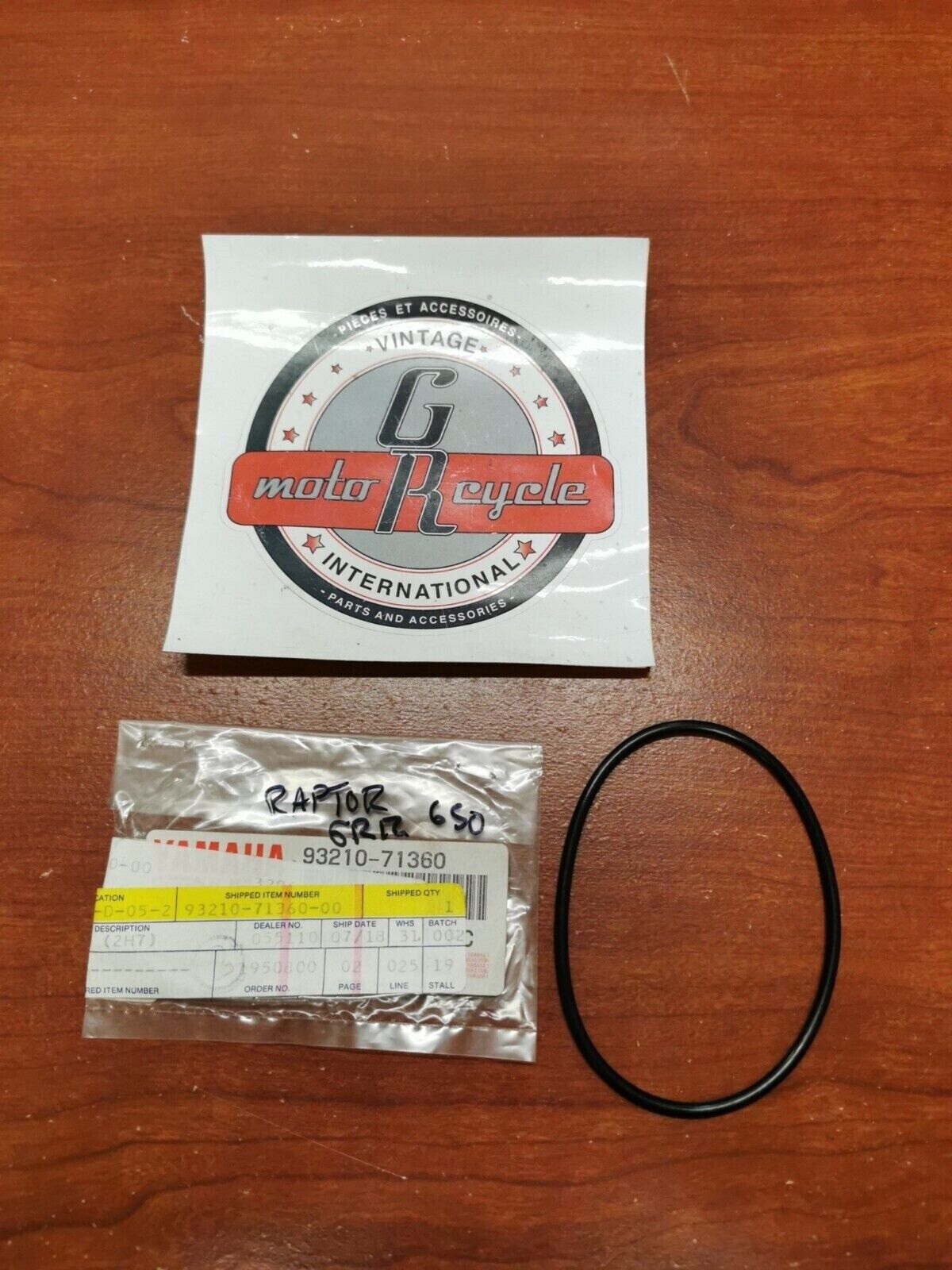 NOS YAMAHA YFM66 YFM660 YXR66 YXR660 O-RING 93210-71360-00 Y99