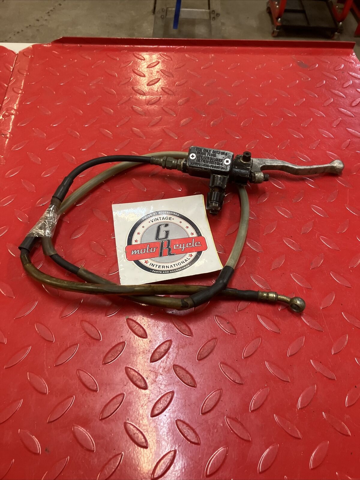 SUZUKI RM125 1985 FRONT BRAKE MASTER CYLINDER HOSE 1984 RM250