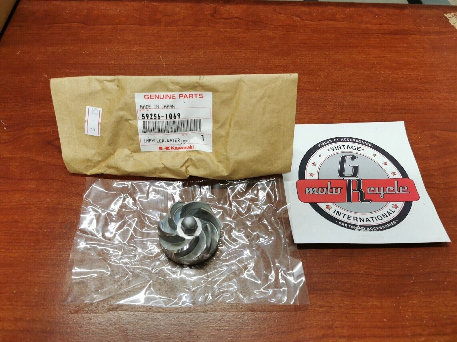 NOS KAWASAKI KVF650 KVF750 KVF700 WATER PUMP IMPELLER 59256-1069 K23