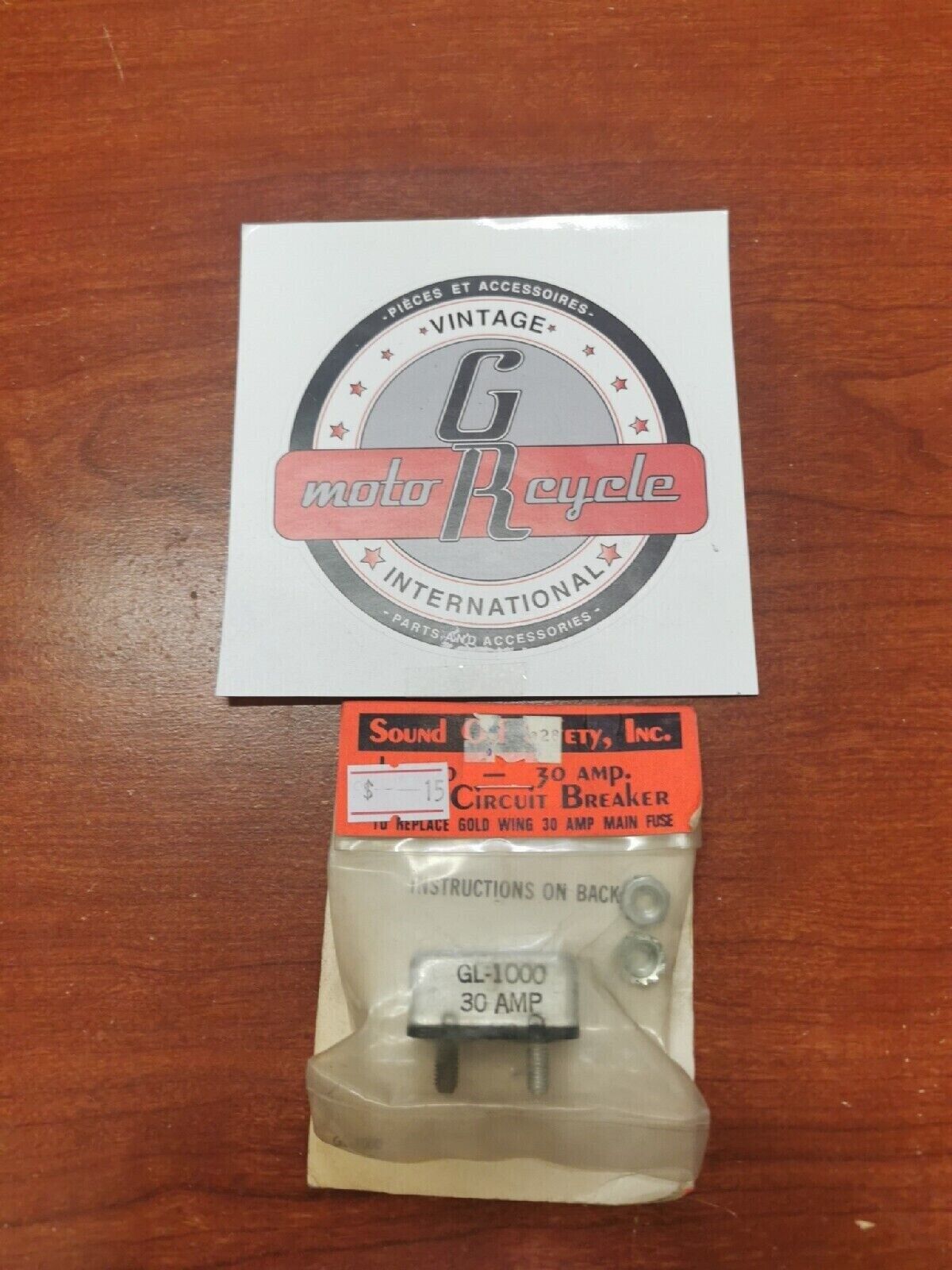 NOS HONDA GL1000 30 AMP MAIN FUSE CIRCUIT BREAKER H36