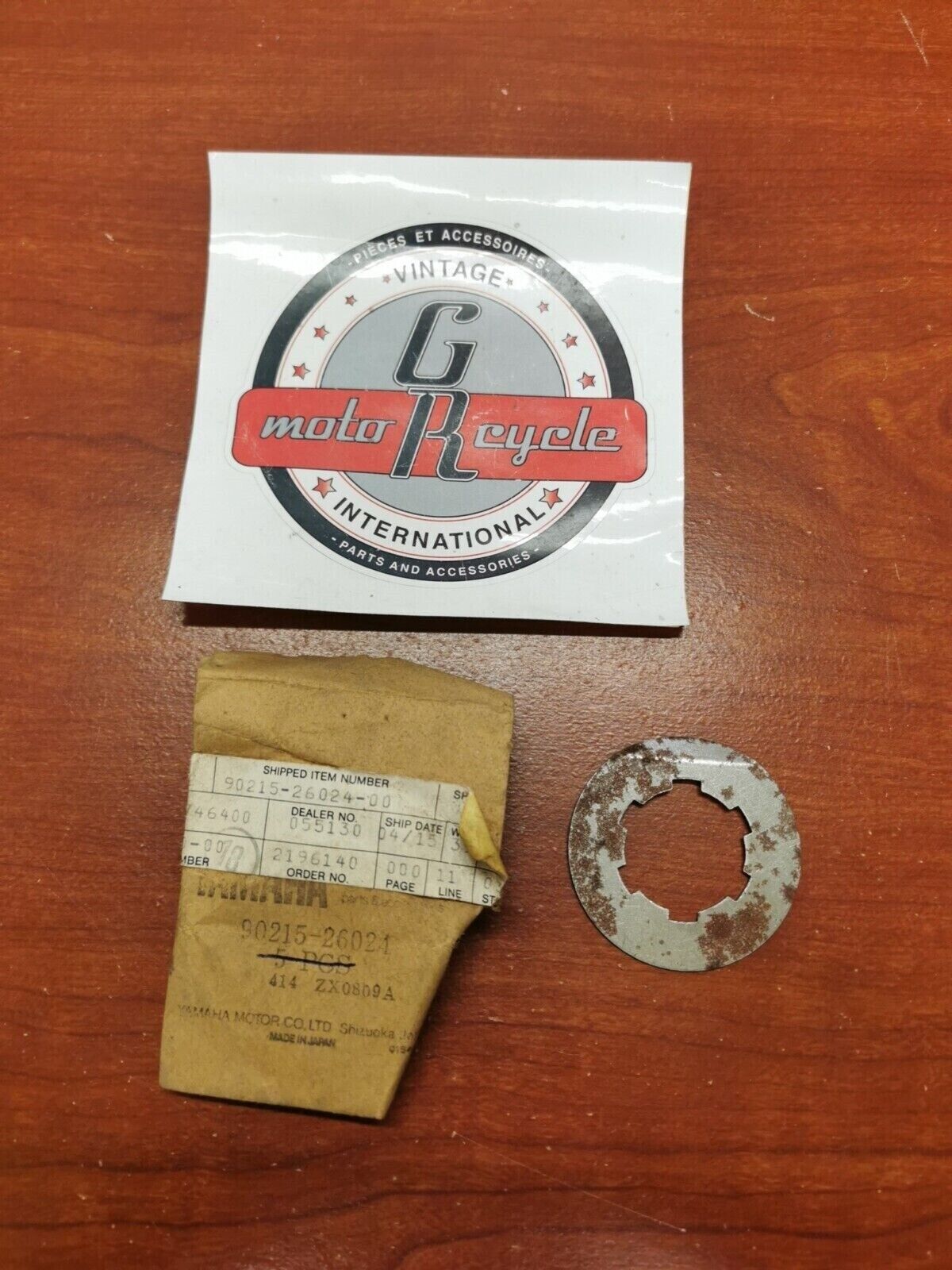 NOS YAMAHA TZ750 TX650 TX750 XS650 XS1 XS2 LOCK WASHER 90215-26024-00 Y98