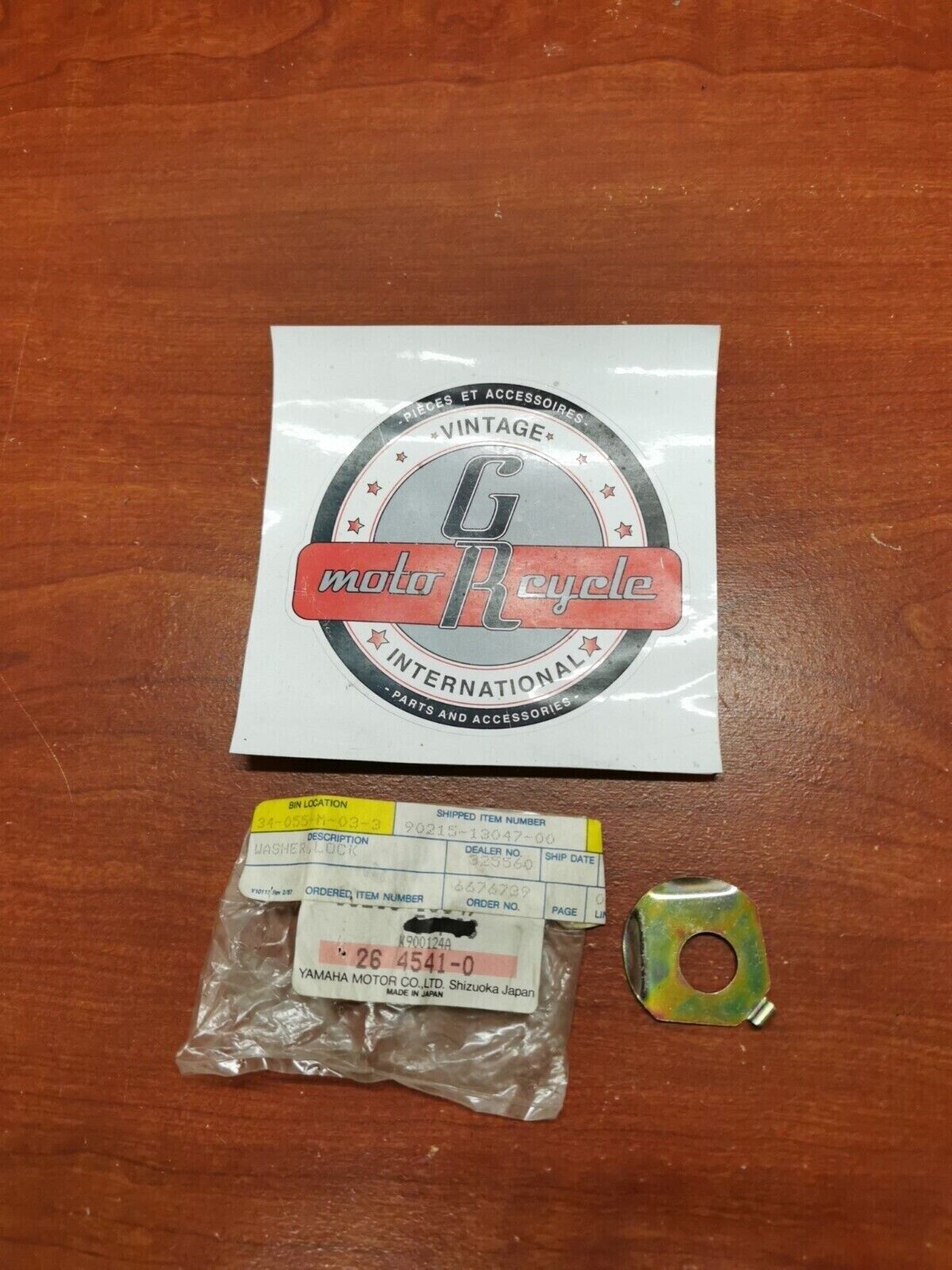 NOS YAMAHA EC540 SS440 SRX440 GPX338 GPX433 LOCK WASHER 90215-13047-00 Y99