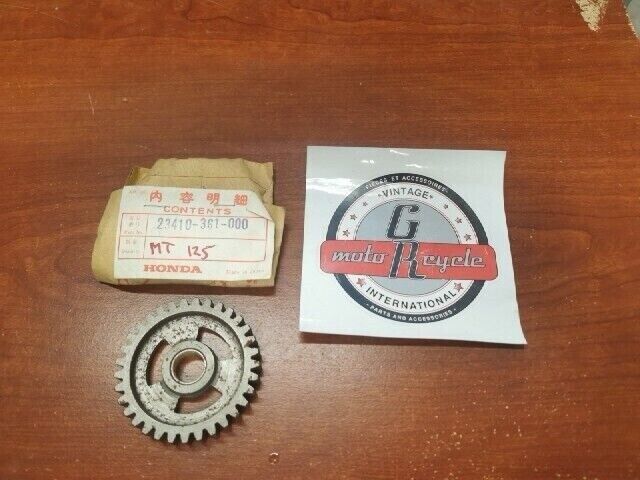 NOS HONDA MR175 MT125 COUNTERSHAFT LOW GEAR 33T 23410-361-000 H97