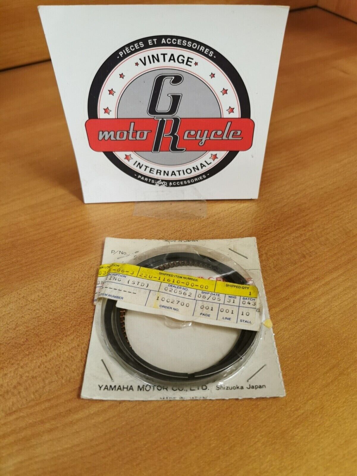 NOS YAMAHA XT225TTR225 YTM2251985 -2007 PISTON RING SET29U-11610-00-00 Y48