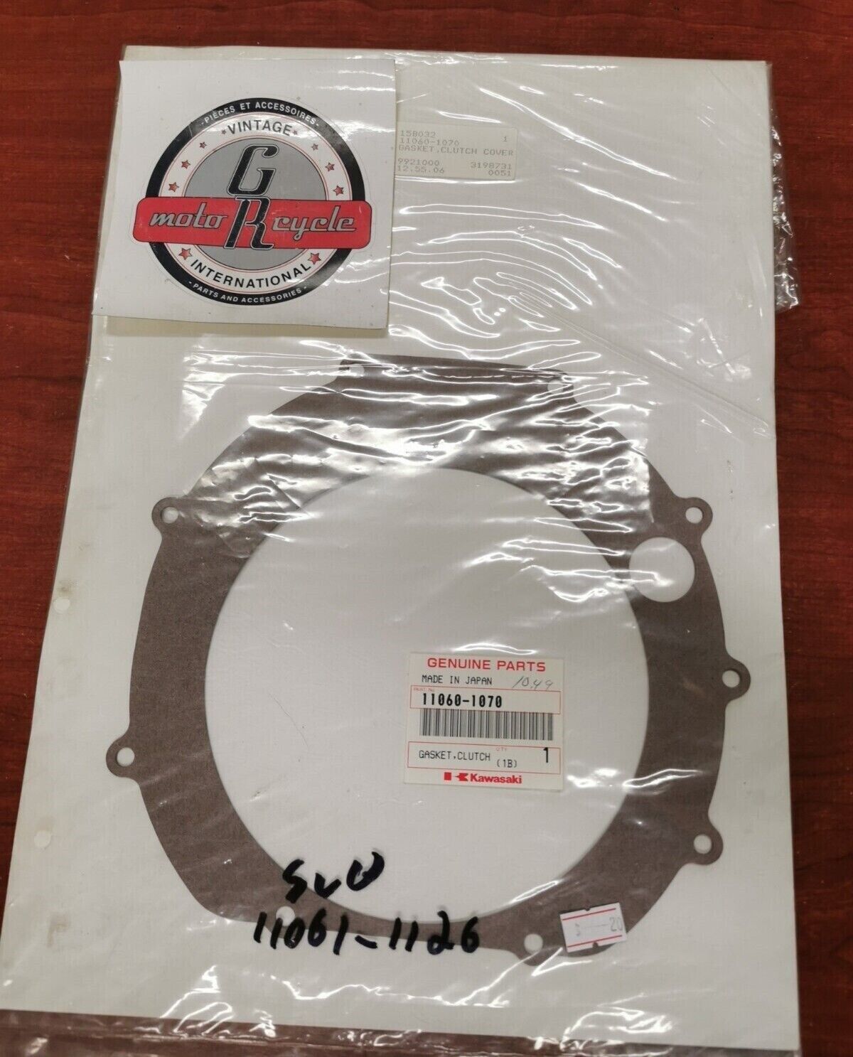 NOS KAWASAKI KZ1000 KZ1100 ZX1100 ZN1100 CLUTCH COVER GASKET 11060-1070 K36