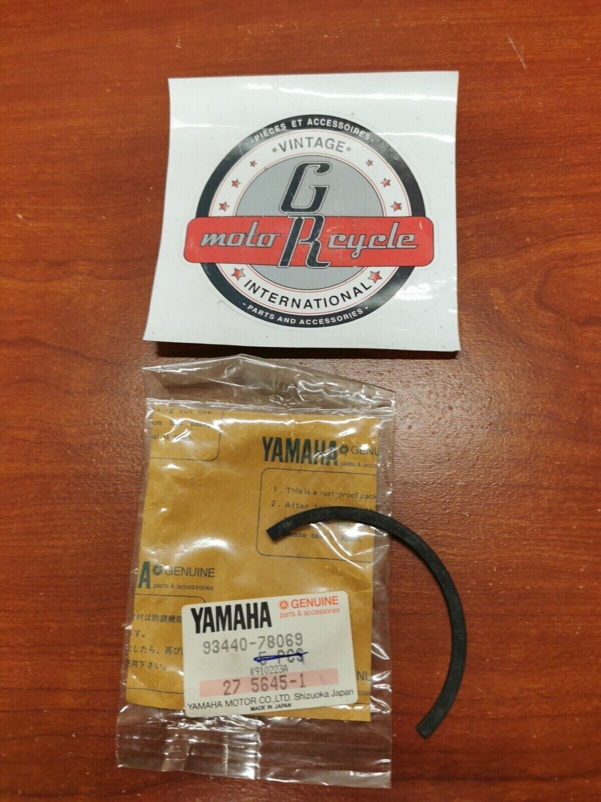 NOS YAMAHA EC540 SR540 SS440 VK540 XL540 EX440 CIRCLIP 93440-78069-00 Y98