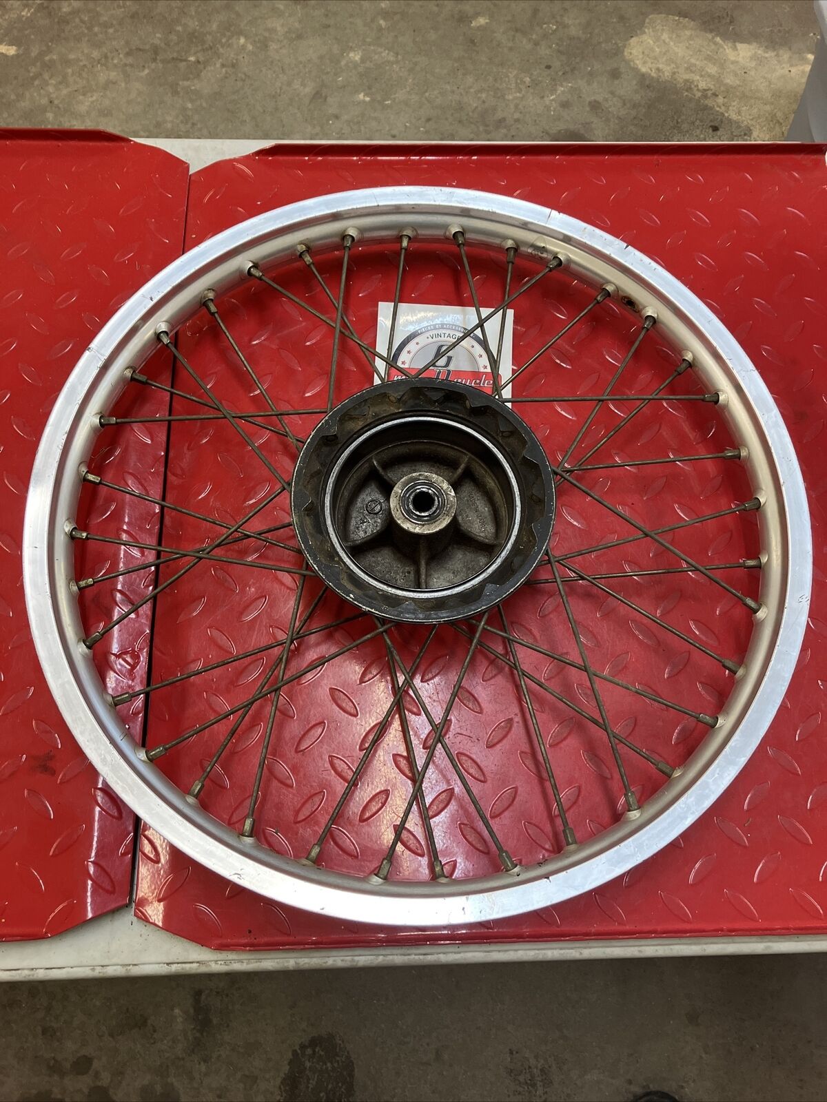 SUZUKI RM125 1983 FRONT WHEEL RIM HUB RM250 RM500 54110-14121