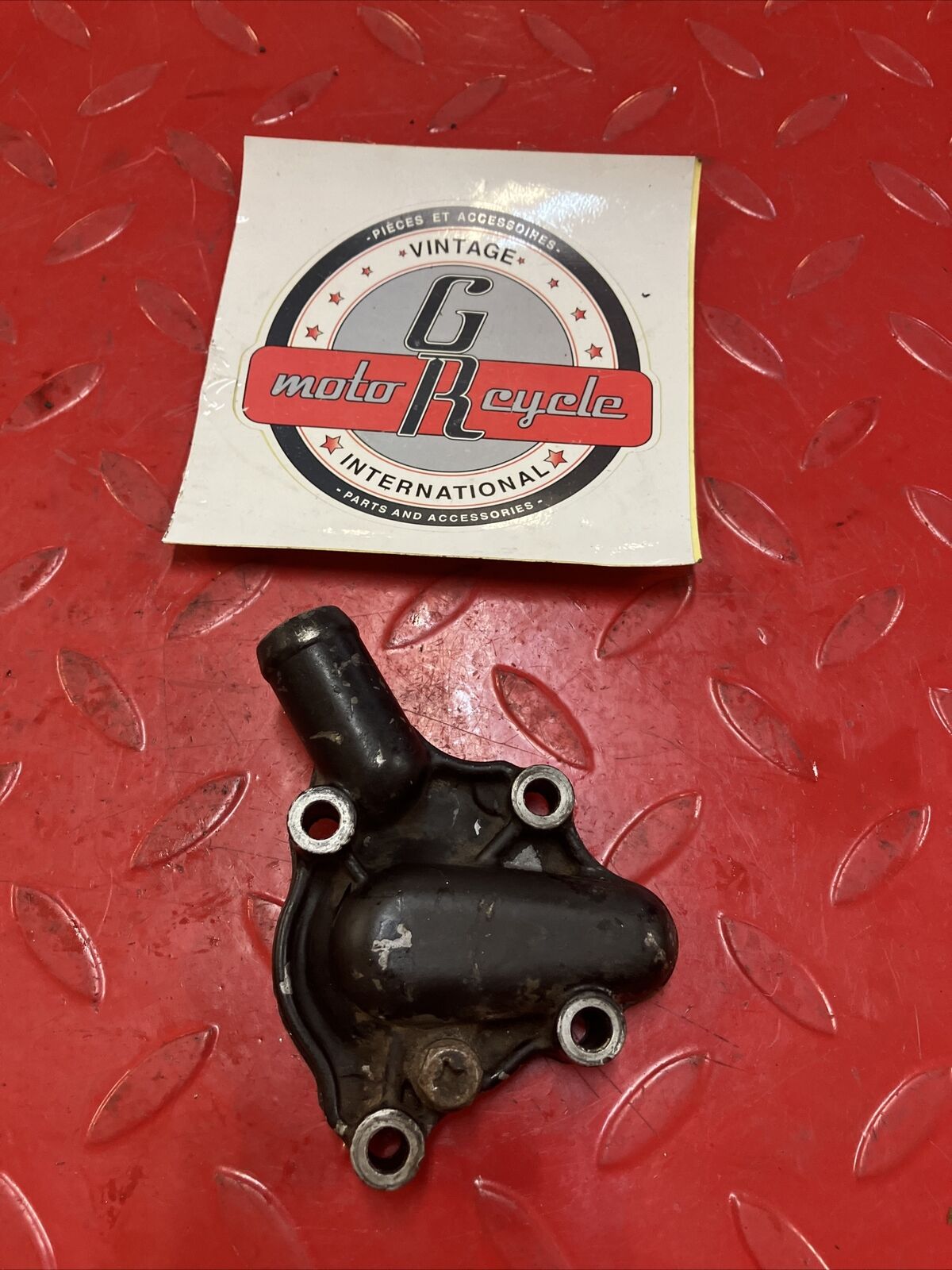 HONDA CR125R 1988 WATERPUMP WATER PUMP COVER SEPARATOR PLATE 1987 - 1994