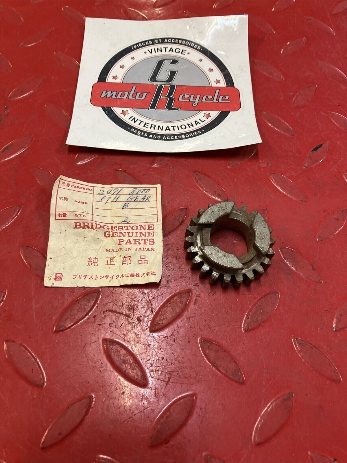 NOS BRIDGESTONE 175DT TRANSMISSION 5TH GEAR 2471-8000 A1