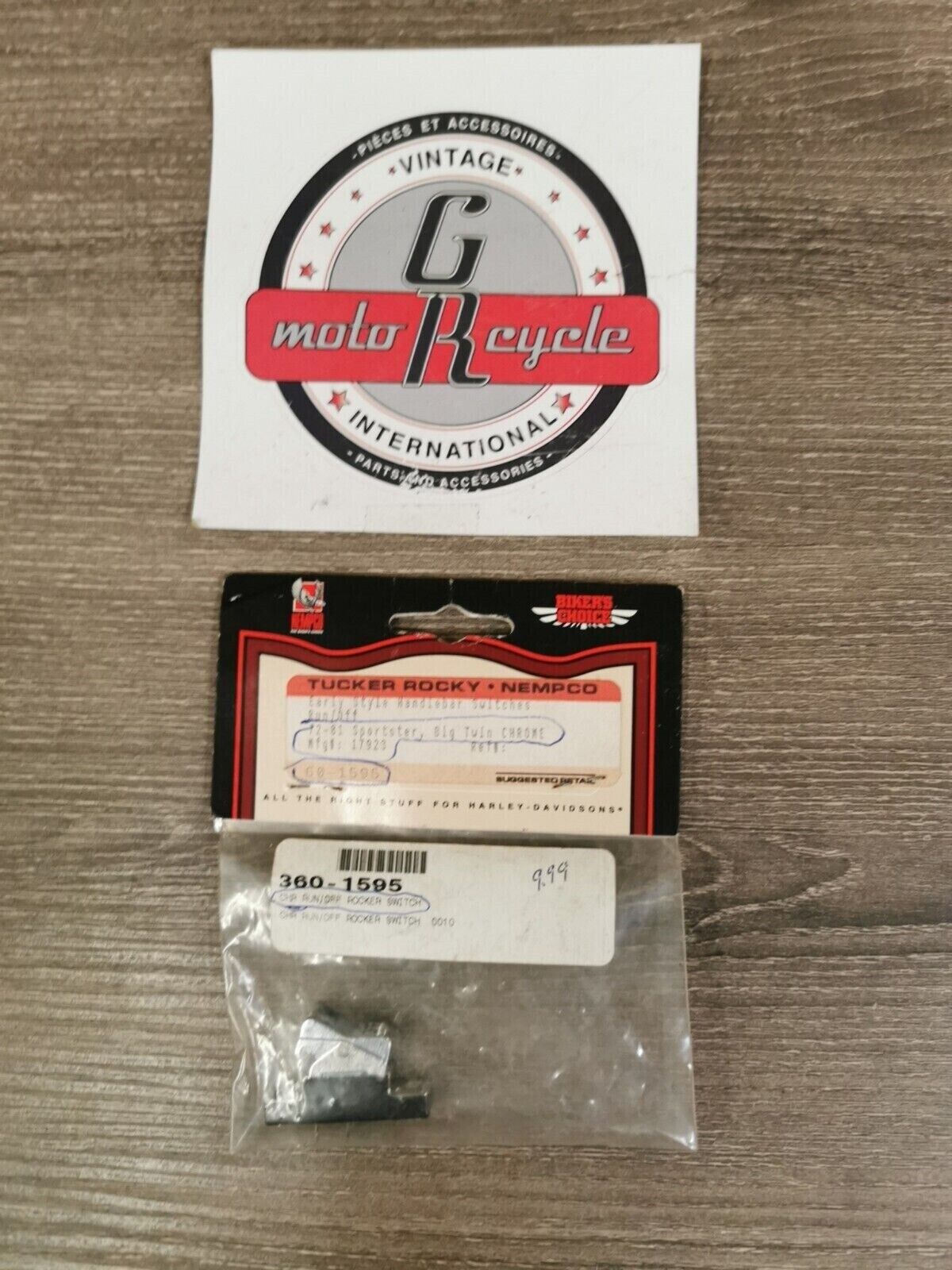 NOS BIKERS CHOICE SPORTSTER BIG TWIN RUN OFF SWITCH 60-1595 J27