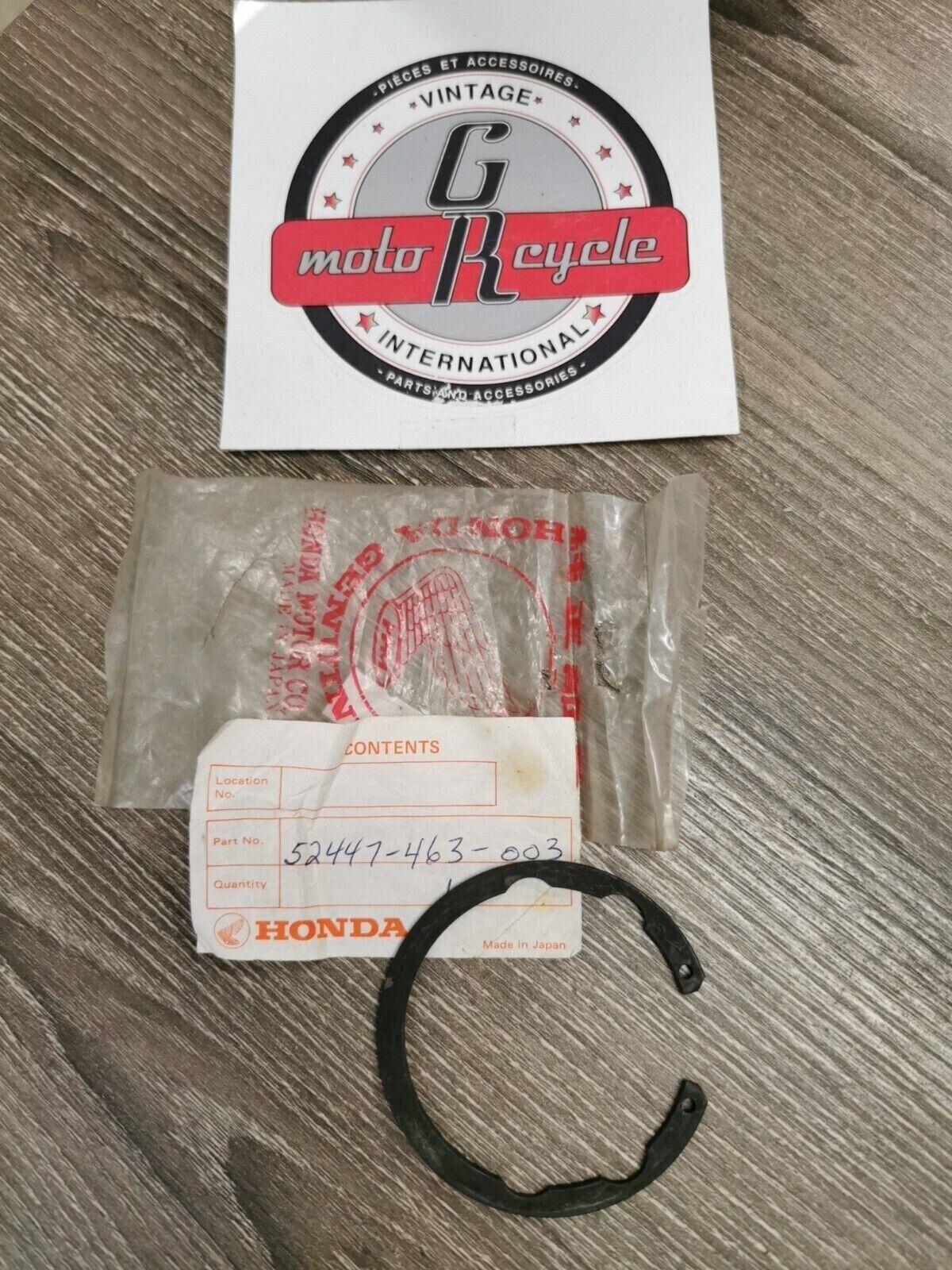 NOS HONDA GL1100 CIRCLIP INNER66MM52447-463-003 H53