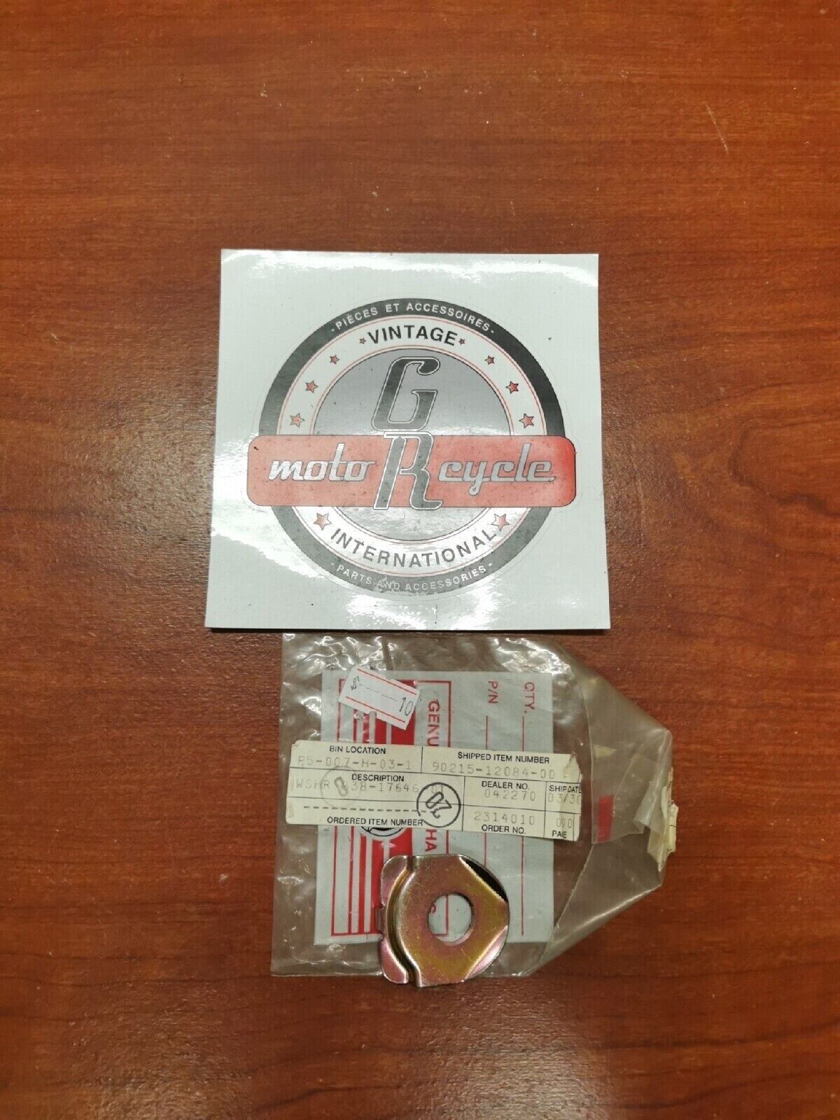 NOS YAMAHA LOCK WASHER 90215-12084-00 Y68