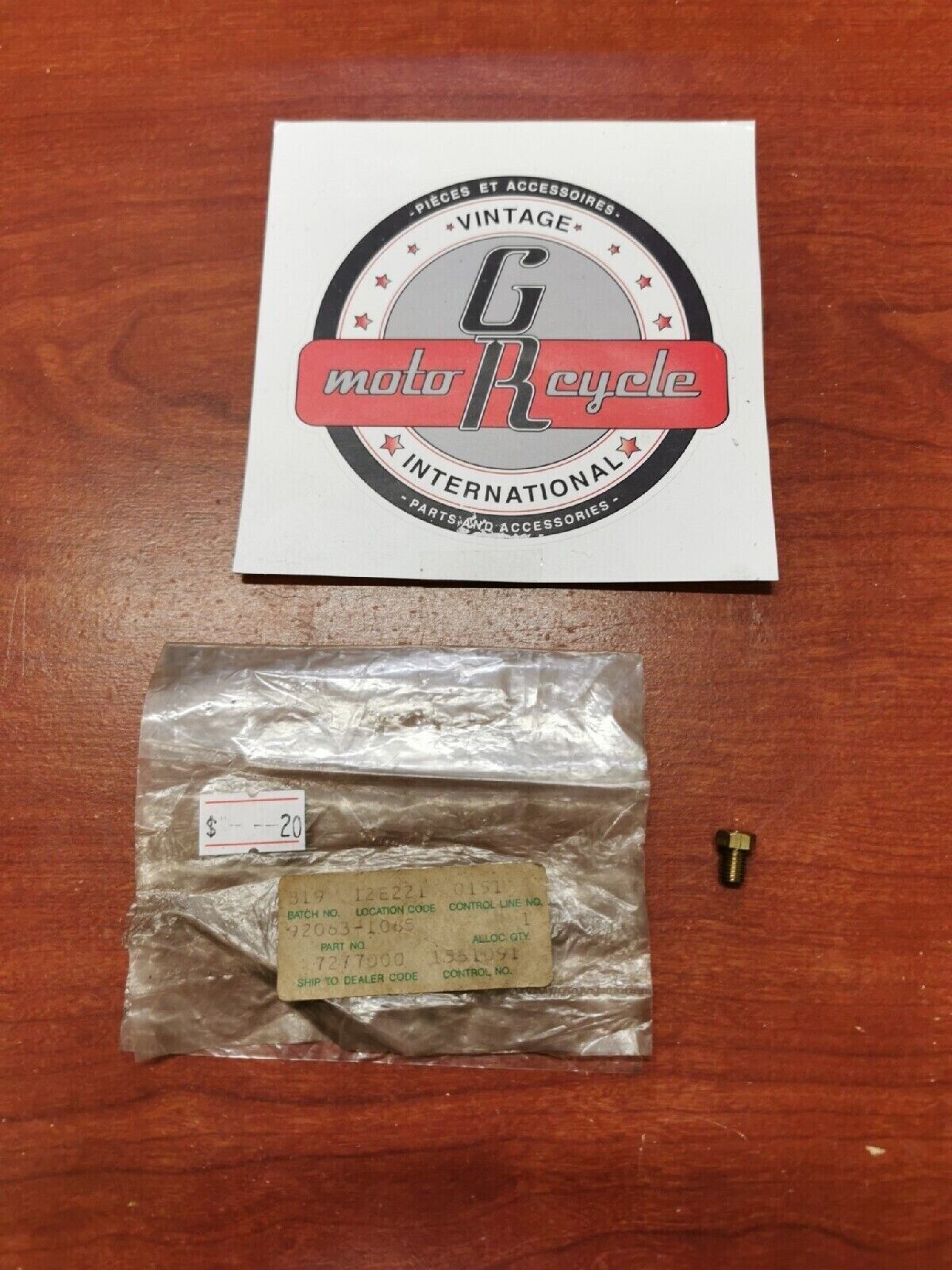 NOS KAWASAKI KM100 KE100 MAIN JET #80 92063-1065 K25