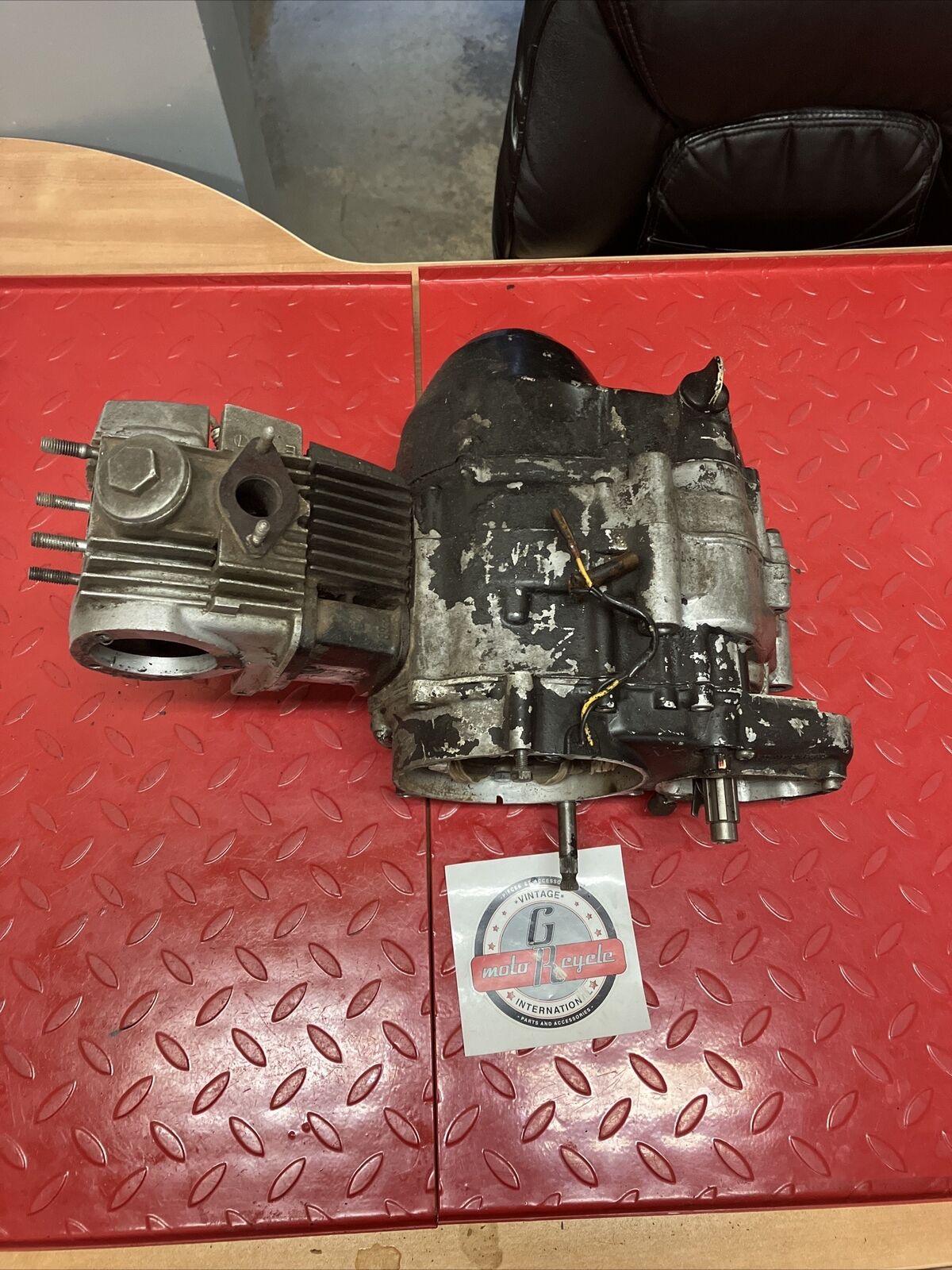 HONDA ATC90 1977 ENGINE MOTOR CRANKCASE CYLINDER HEAD CRANK TRANSMISSION