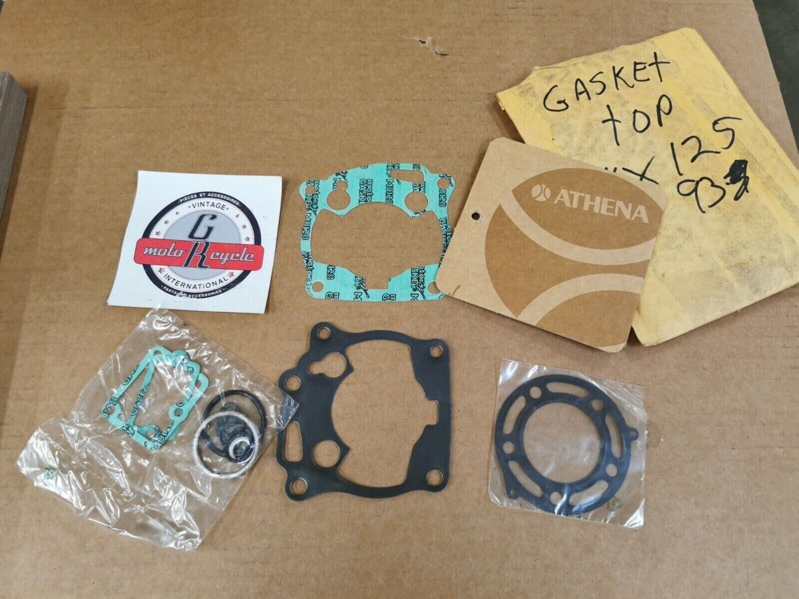 NOS ATHENA KX125 1993 INCOMPLETE TOP END GASKET KIT SET J48