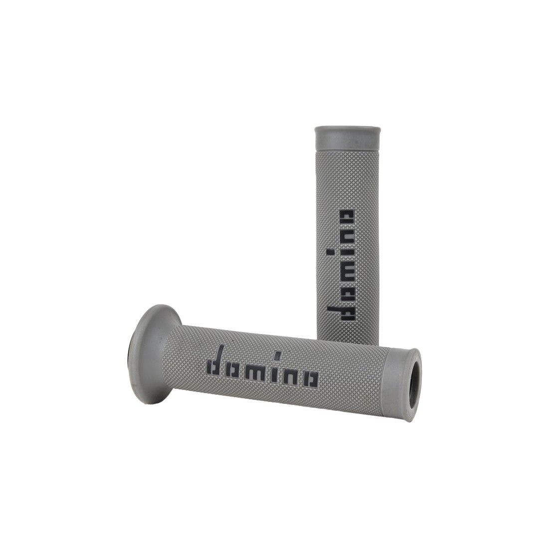 DOMINO RACING MOTOGP GRIPS GREY/BLACK PAIR - 58-2272