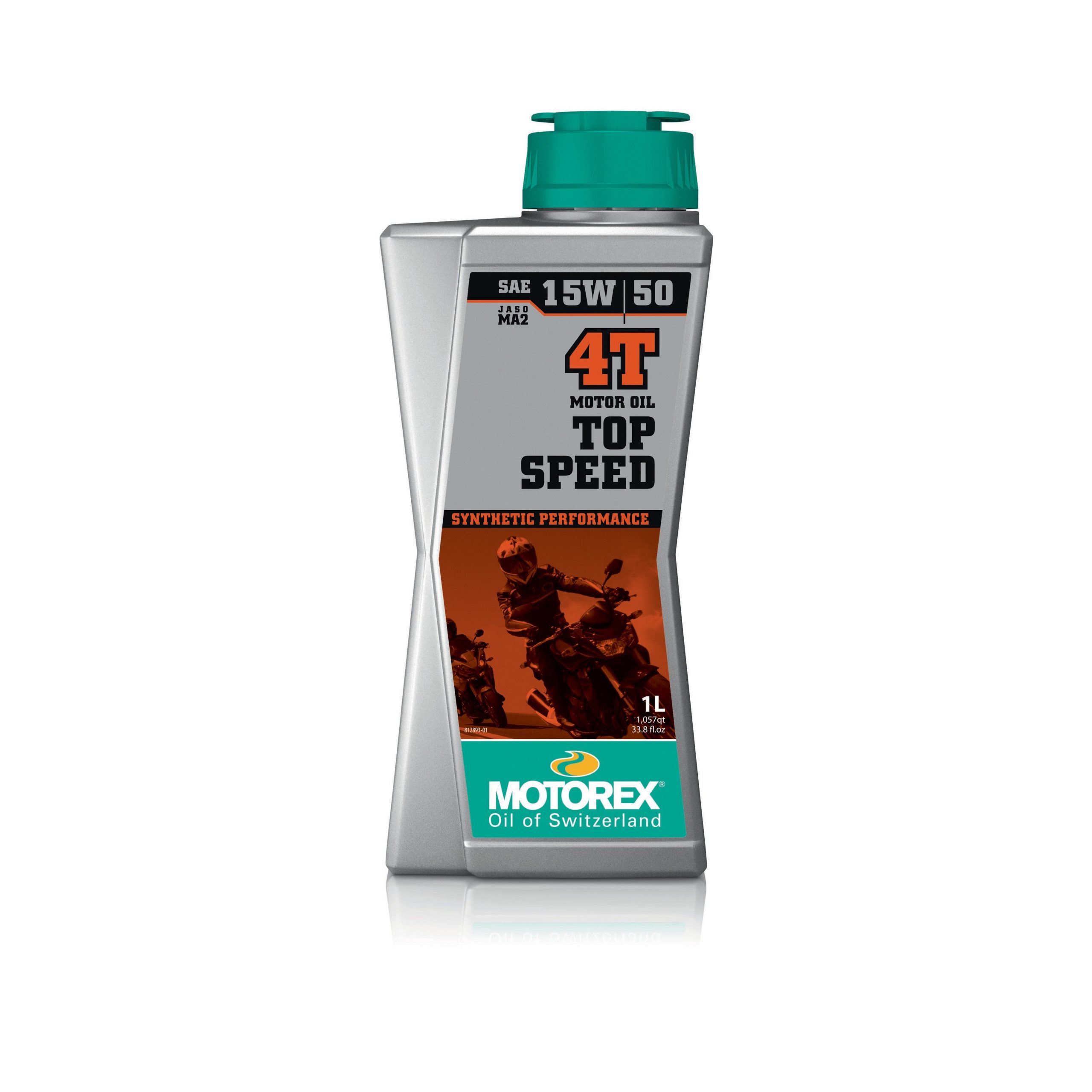 MOTOREX TOP SPEED MOTOR OIL 4T 15W50 1L 10/CASE - 580-1230