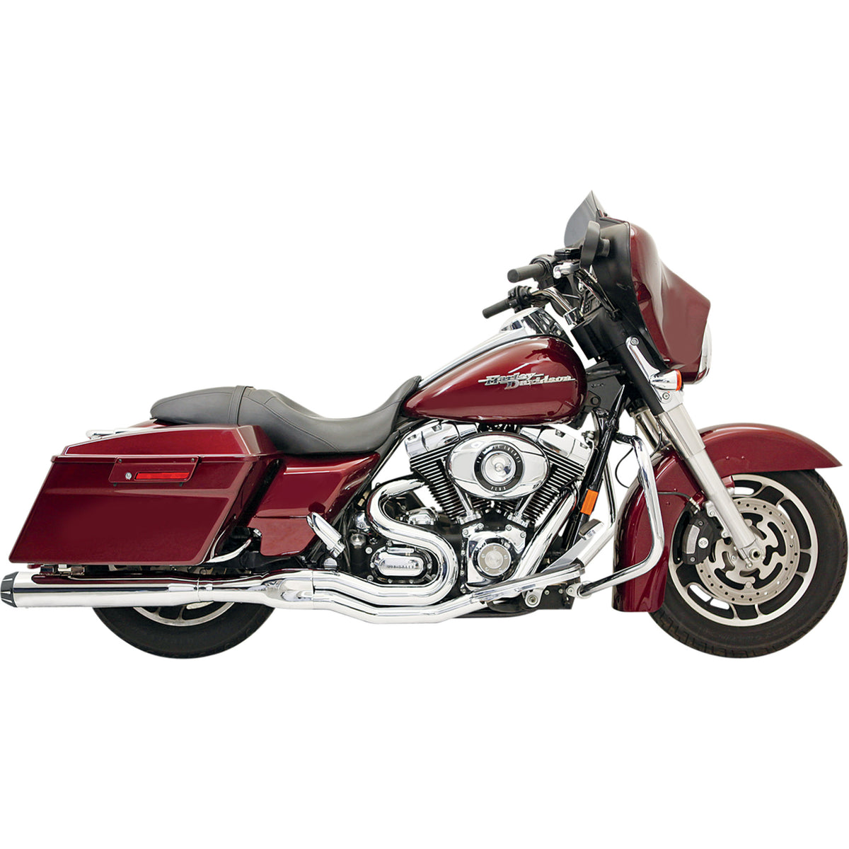 Bassani Xhaust Road Rage II B1 Power 2-Into-1 Exhaust System - FLH-777 For Harley Touring 1995-2016
