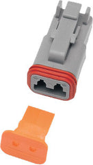 NAMZ CUSTOM CYCLE PRODUCTS 2-WIRE GREY DEUTSCH PLUG DP-2G