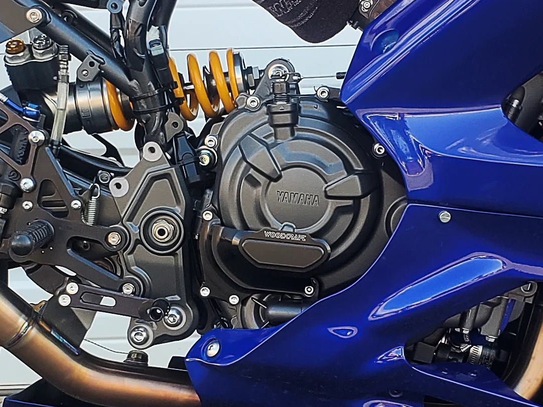 Woodcraft RHS Water Pump Cover Protector w/ Skid Plate Yamaha FZ07,MT-