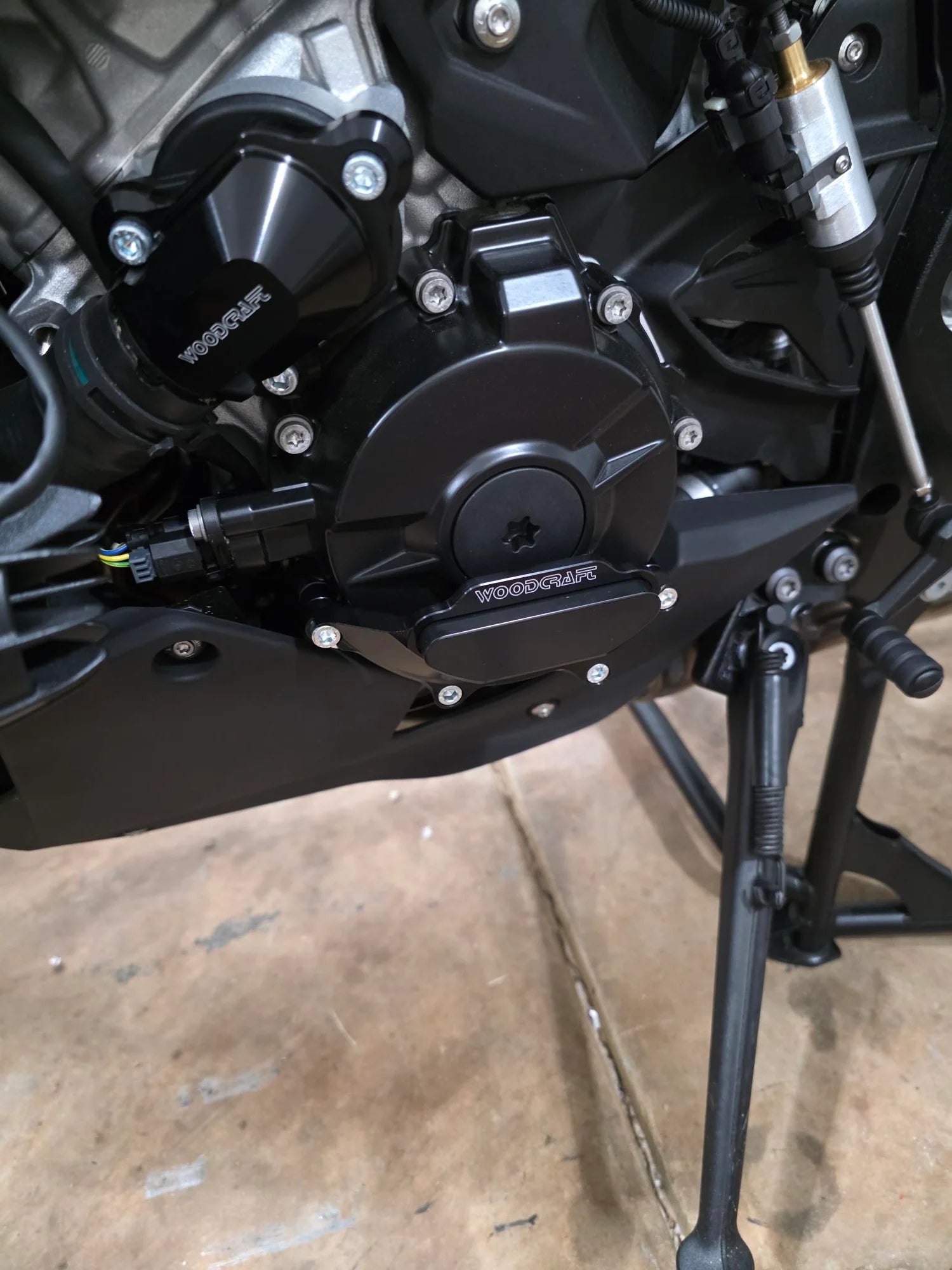 Woodcraft Stator Cover Protector w/ Skid Plate BMW S1000XR 2019-2026