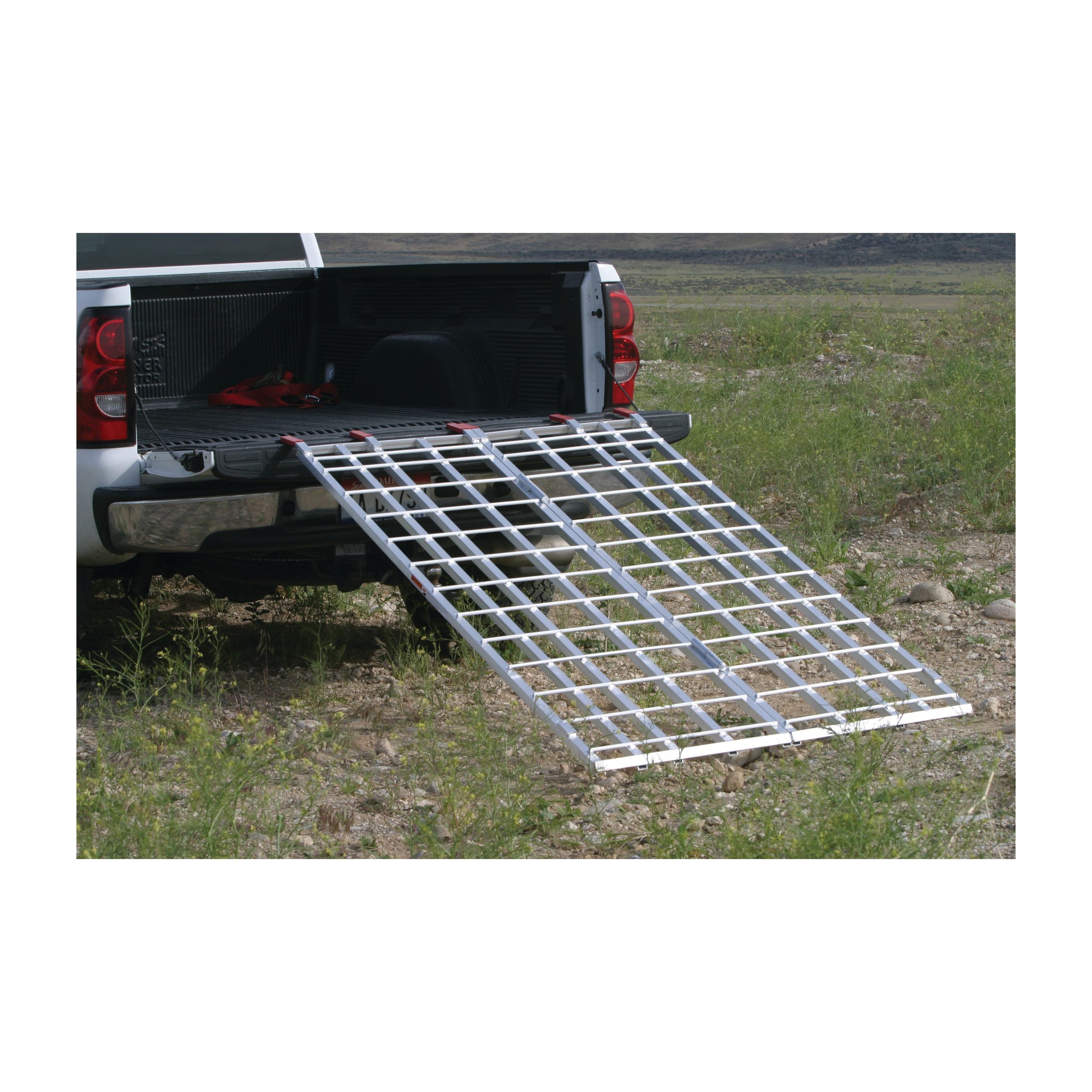 OPEN TRAIL ALUMINUM BI-FOLD RAMP 1200 LBS 70" X 48" - 61-0721