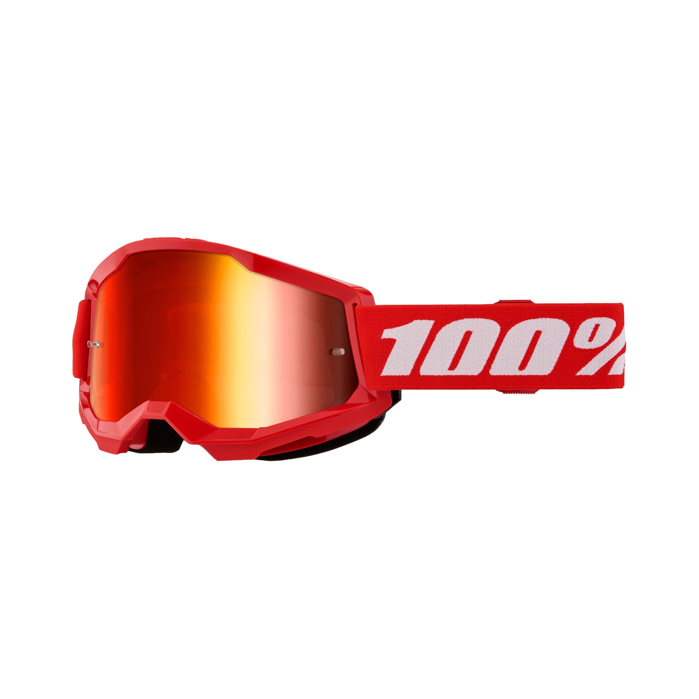 100-PERCENT STRATA 2 GOGGLE RED MIRROR RED LENS - 610-5238