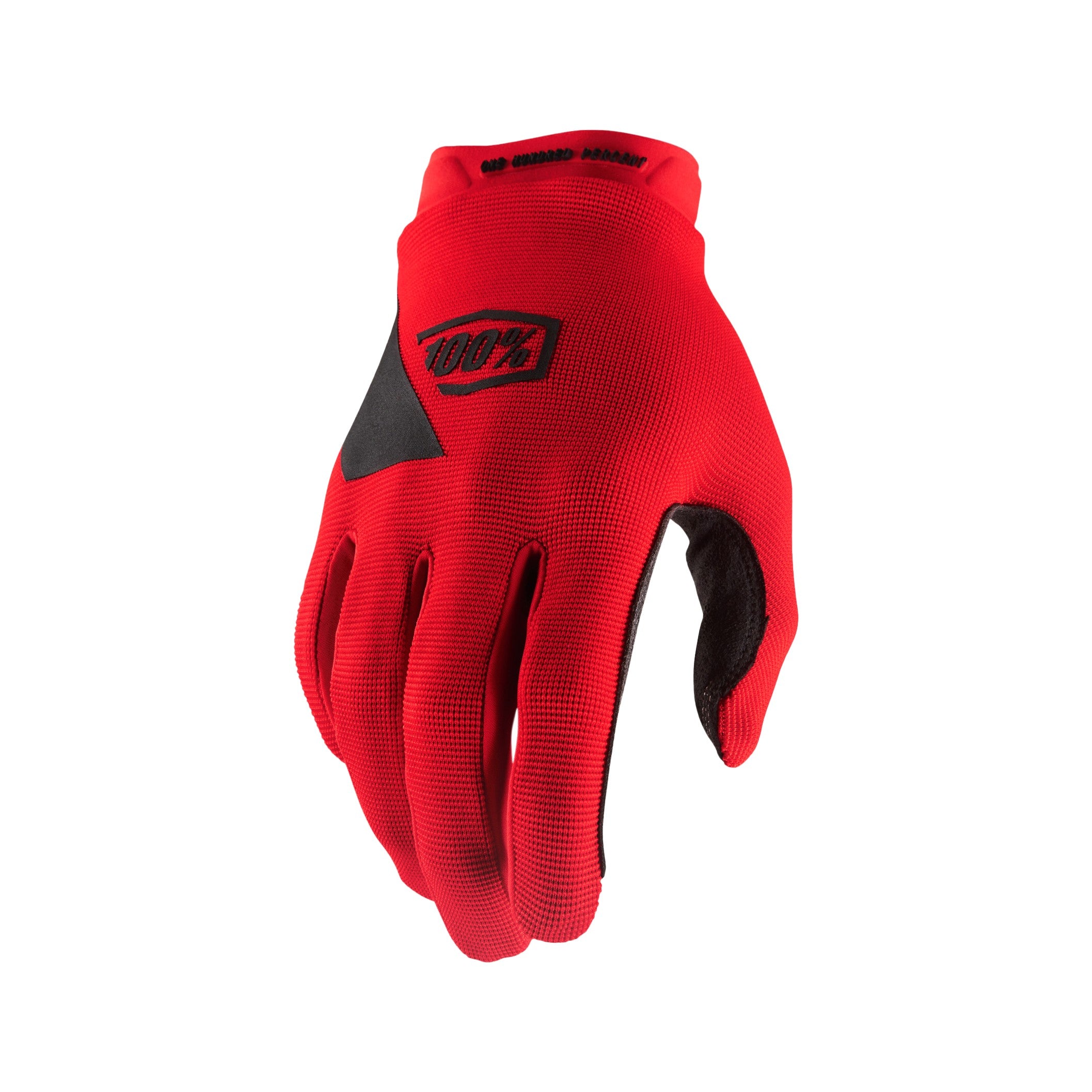 100-PERCENT RIDECAMP GLOVES RED MD - 610-6521M
