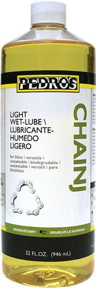 Pedro's Chainj Light Wet Chain Lube - 1 U.S. quart