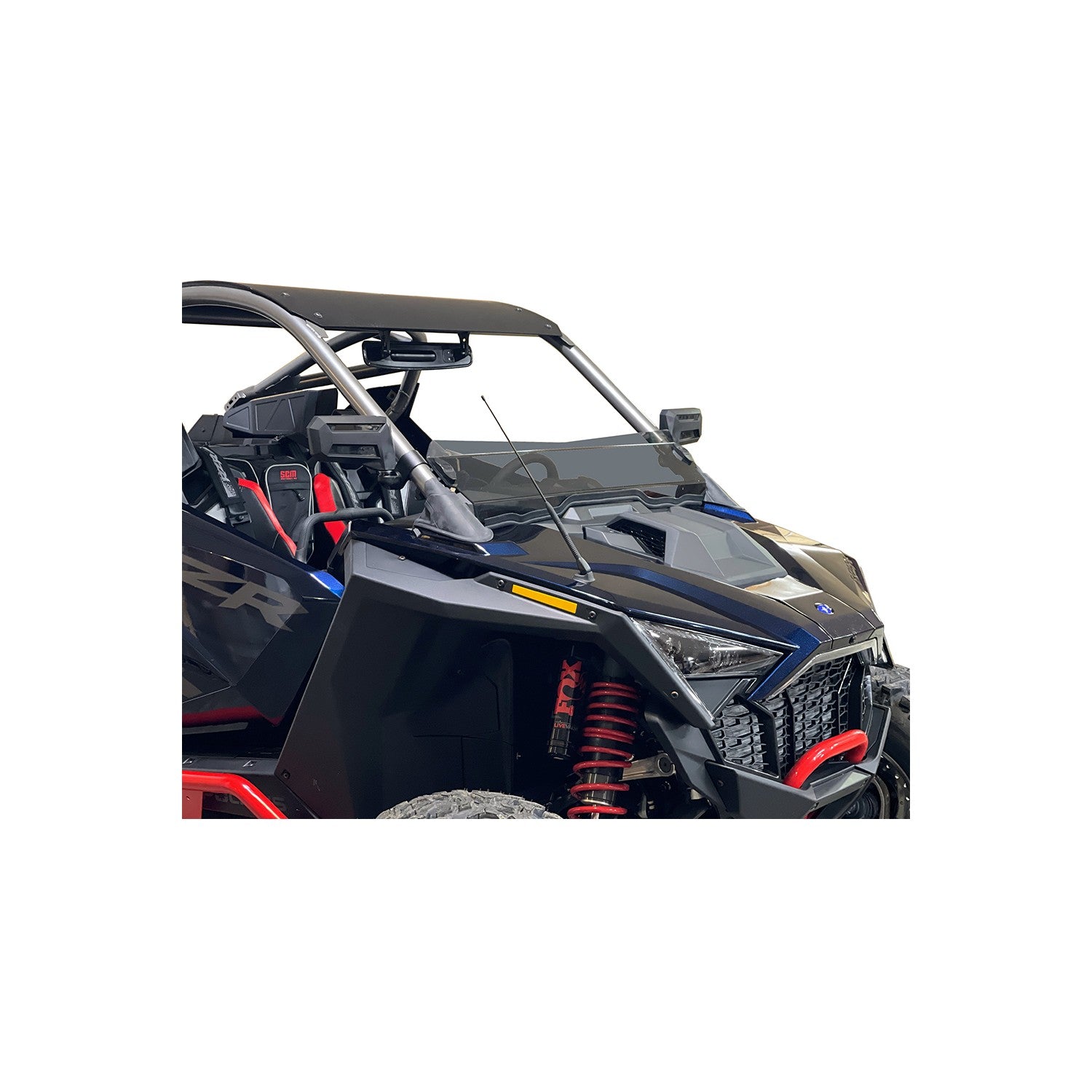 SPIKE HALF WINDSHIELD TINTED POLARIS PRO-R - 63-1703