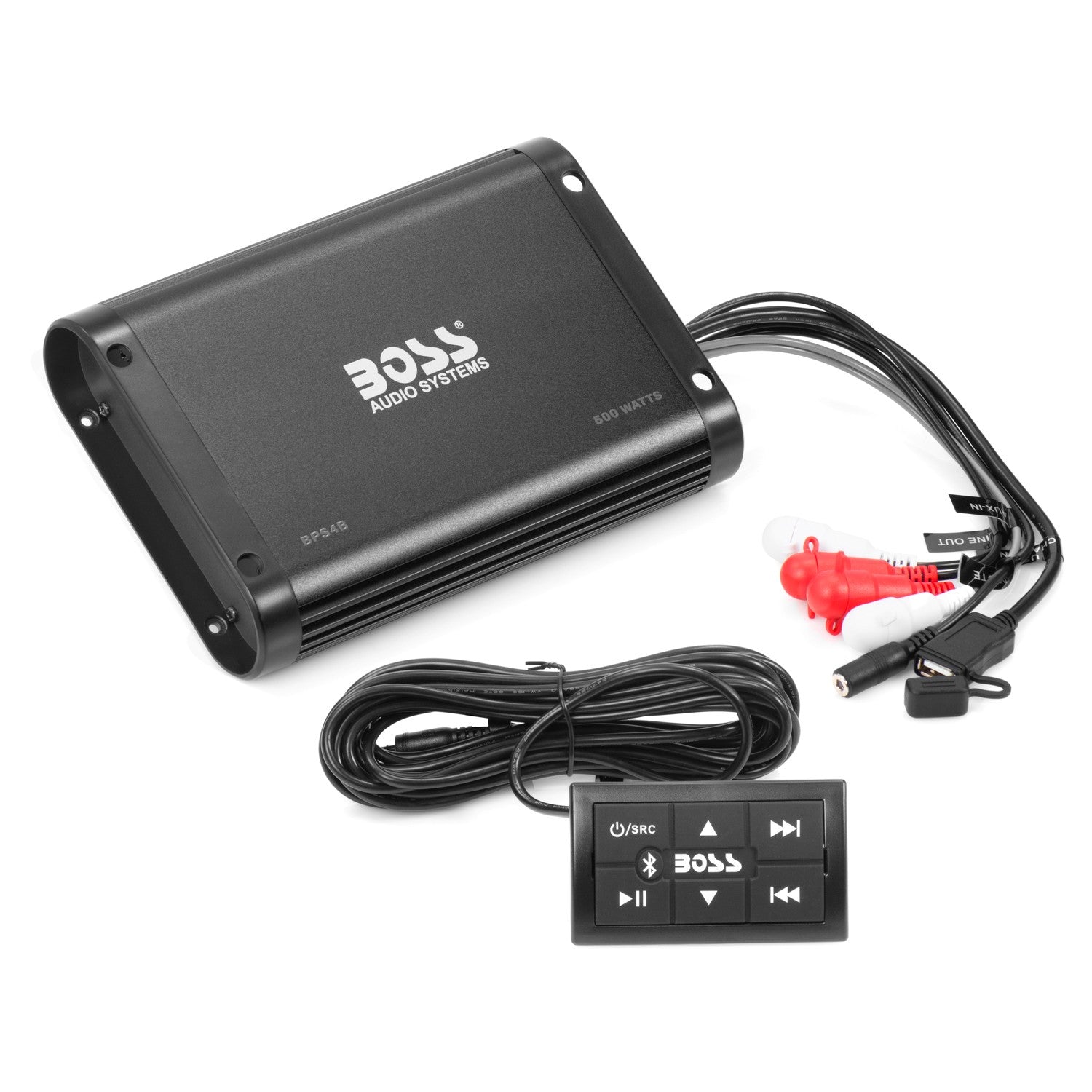 BOSS AUDIO AMPLIFIER 4CH 500W BLUETOOTH - 63-8163