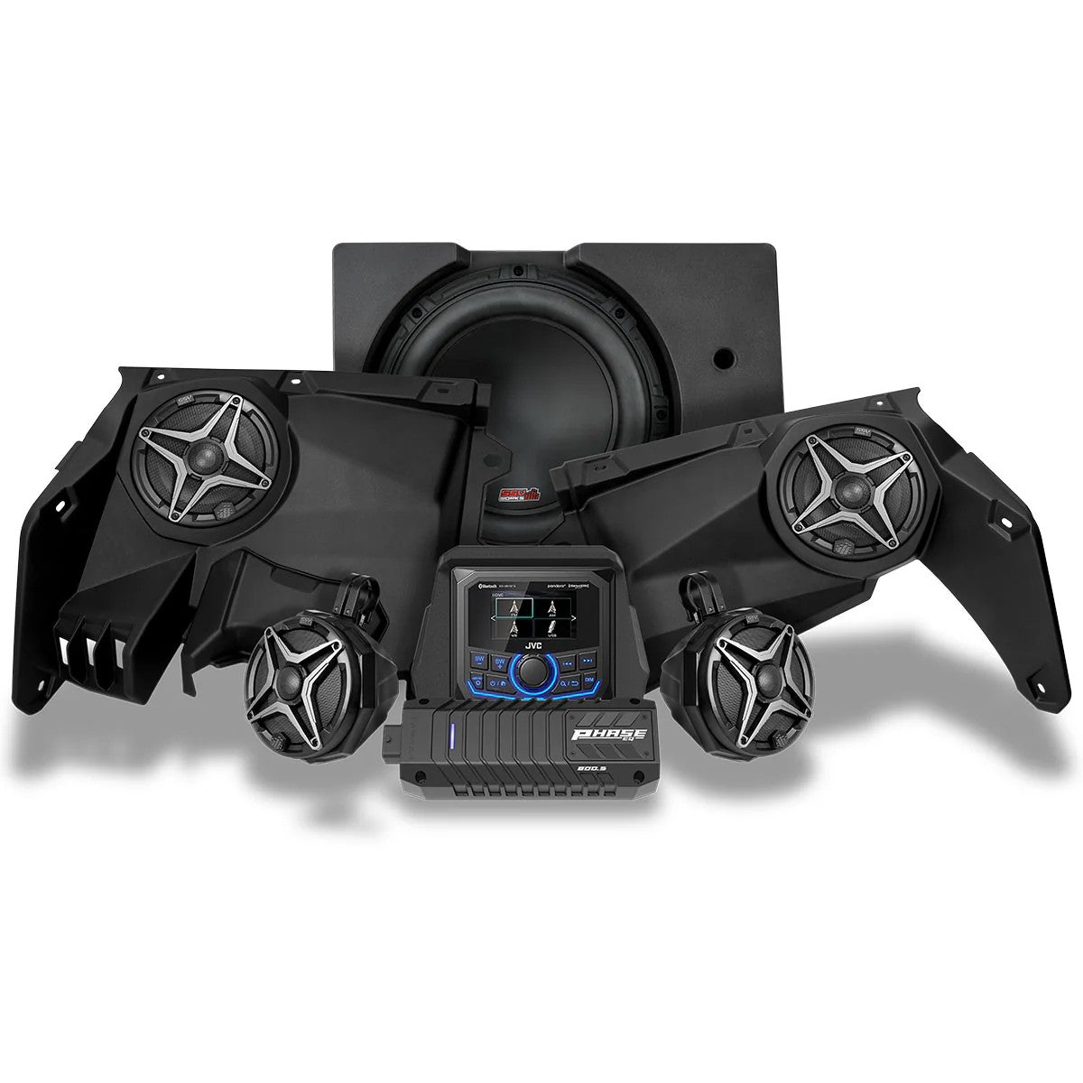 SSV WORKS 5 SPEAKER KIT W/ JVC CONTROLLER - 63-9614