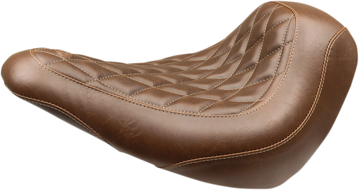 MUSTANG Wide Tripper™ Solo Seat - Diamond - Brown - FLSB/FXLR '18-'21