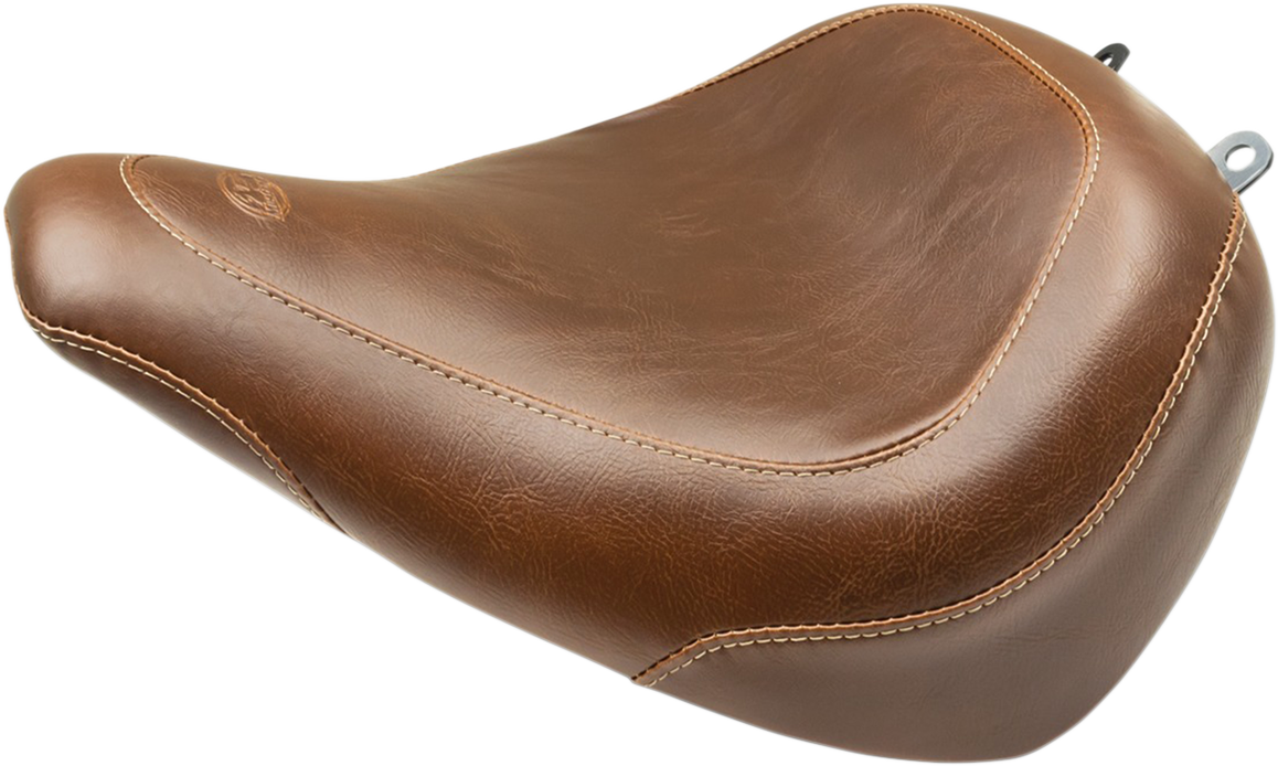 MUSTANG Wide Tripper™ Solo Seat - Smooth - Brown - FXBR/FXBRS '18-'20