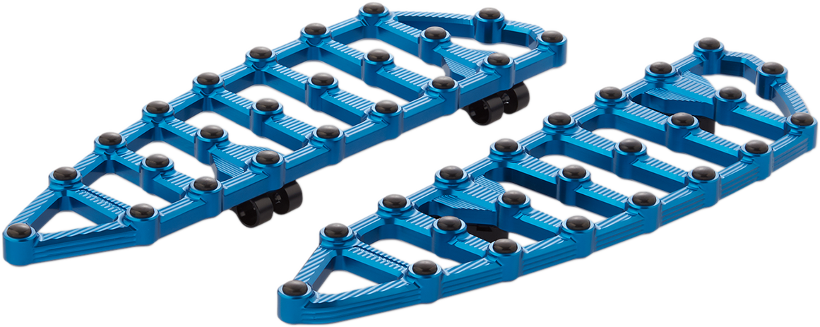 ARLEN NESS MX Billet Driver Floorboards - Blue