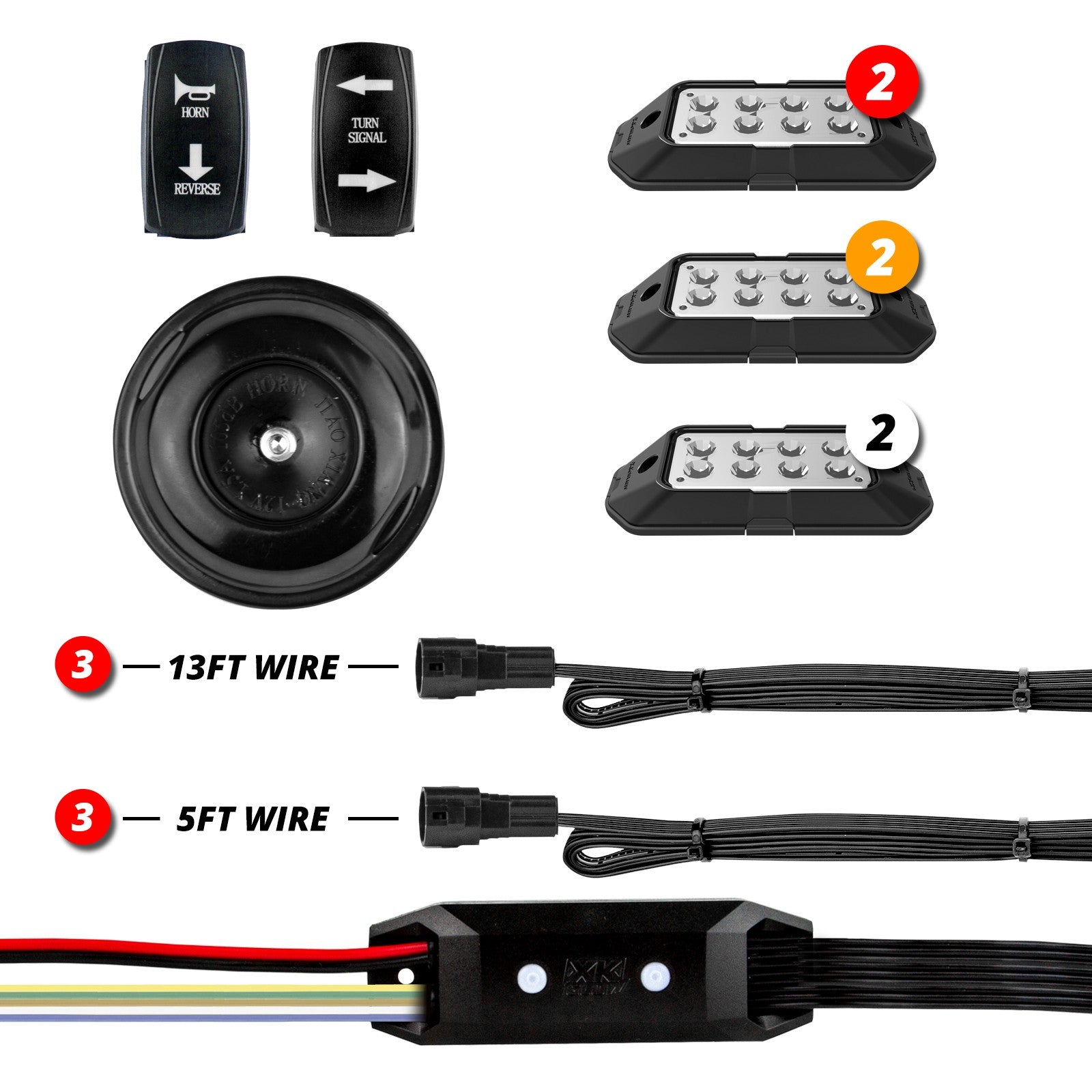 XK GLOW STANDARD PLUG-AND-PLAY TURN SIGNAL KIT - 653-0056