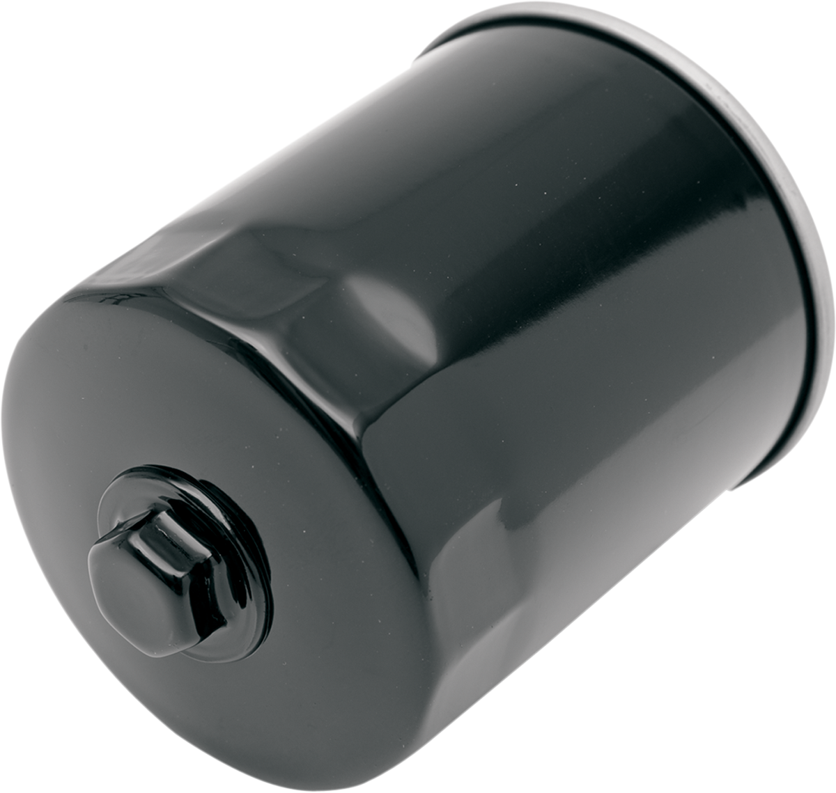 DRAG SPECIALTIES Spin-On Oil Filter with Nut - Black - Sportster '86-'22
