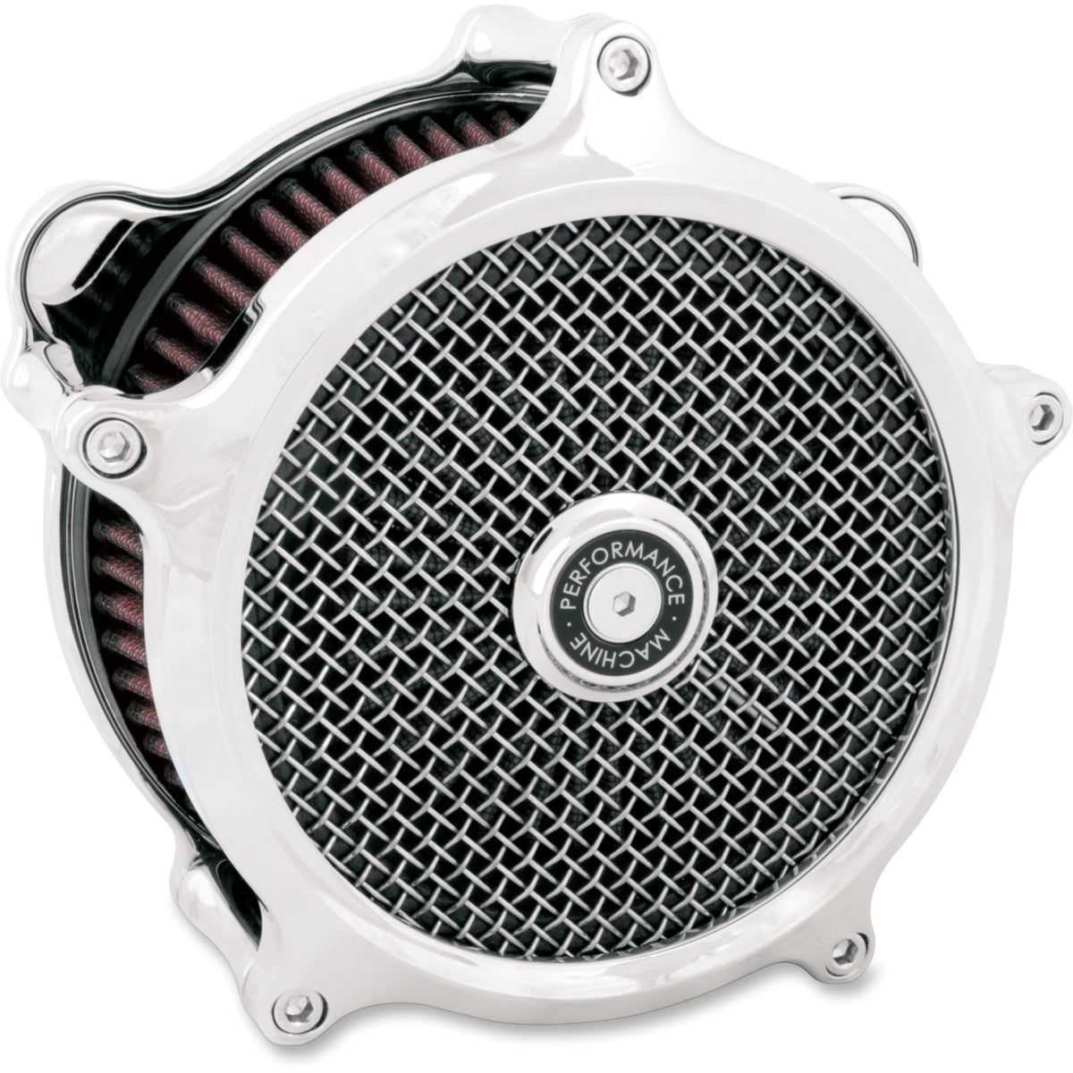 Performance Machine Super Gas Versatile Air Cleaner - 0206-2150-CH For Harley Motorcycles 2008-2017