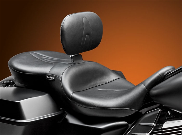 Harley Davidson FL '08-Present Maverick RT 66 Seat with Backrest by Le Pera