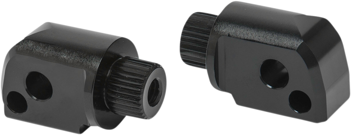 ARLEN NESS Passenger Splined Footpeg Mount - Black - Softail