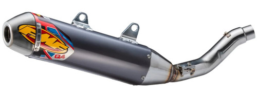 FMF Q4 Hex Spark Arrestor Slip-On Muffler - Honda CRF450X 2019-2027 (041578)