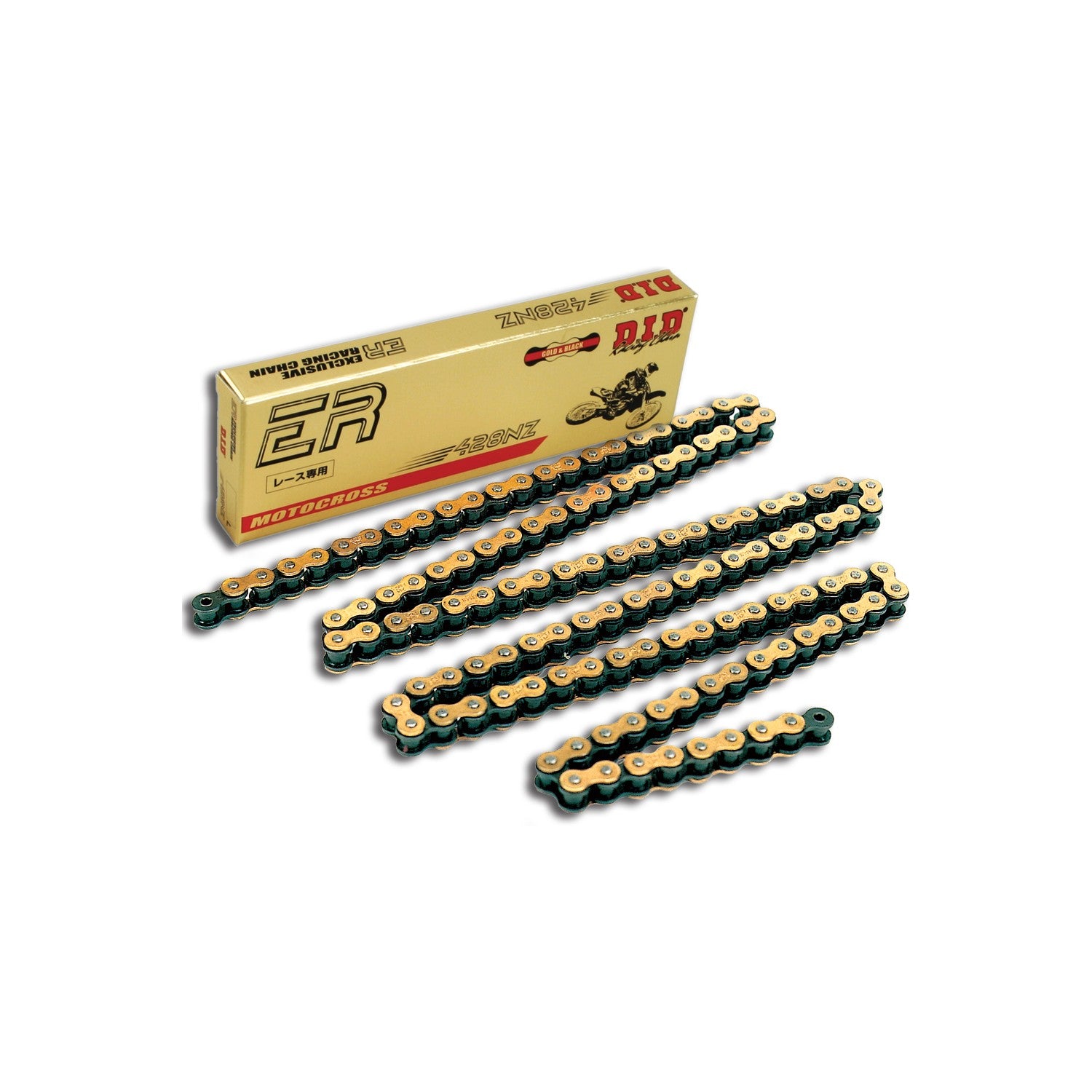 D.I.D SUPER 428NZG-124 NON O-RING CHAIN GOLD - 690-22124