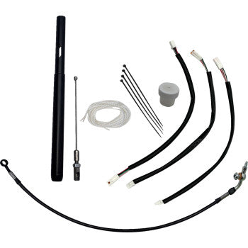 FAT BAGGERSHandlebar Clutch Cable Extension - +6" - Black 139916-B